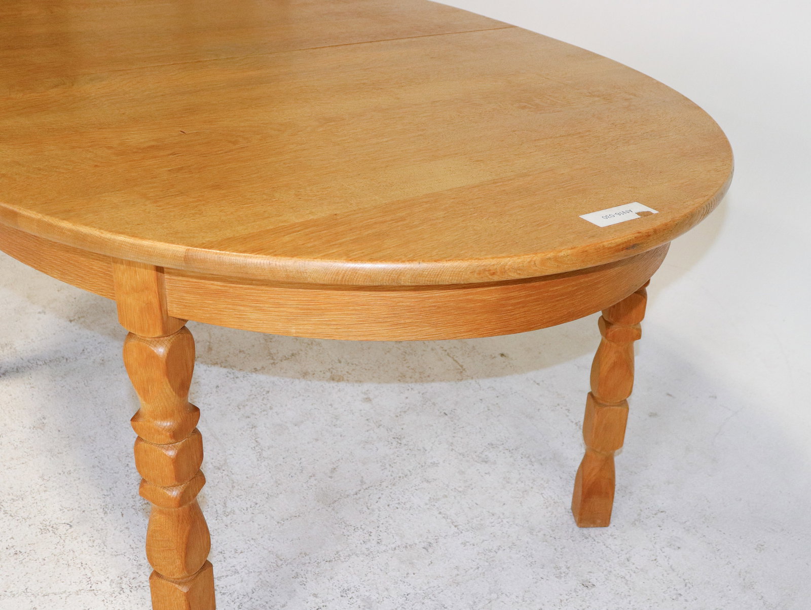 Danish Oak Oval Dining Table - 4
