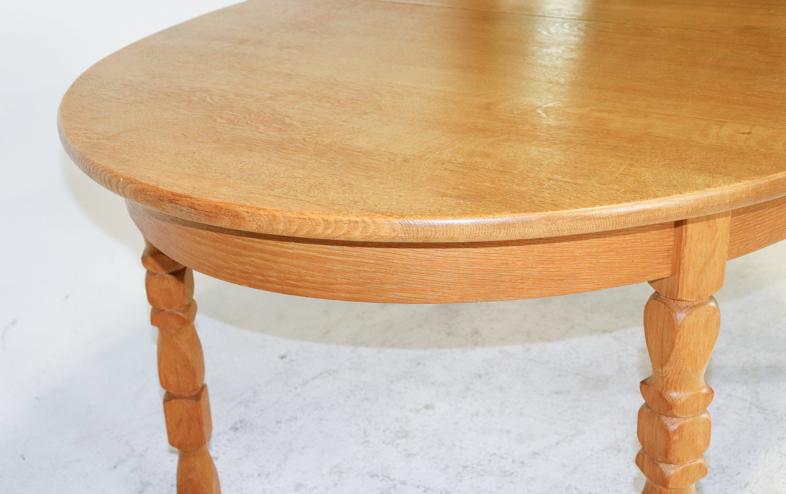 Danish Oak Oval Dining Table - 5