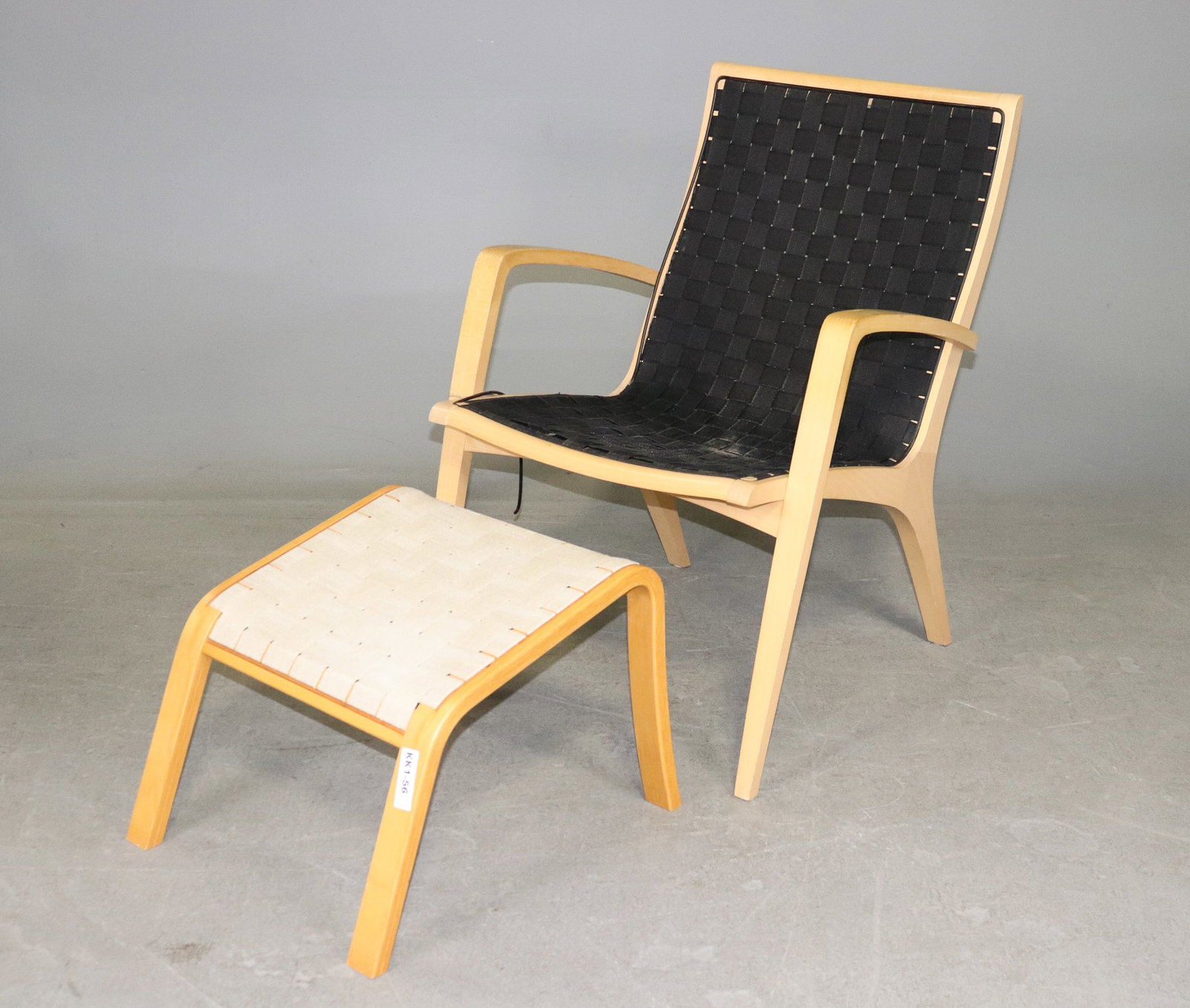 Danish Mid Century Modern Lounge Chair & Ottoman (1 of 3)