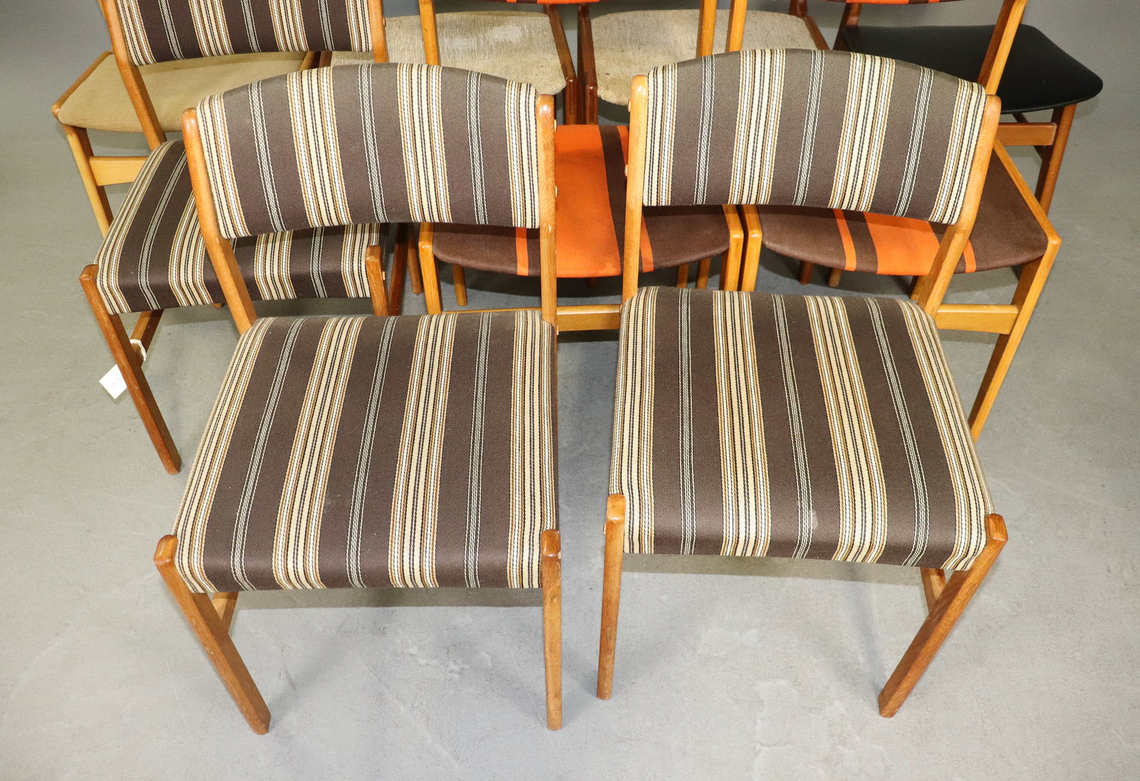 9 Assorted Upholstered Dining Chairs - 2