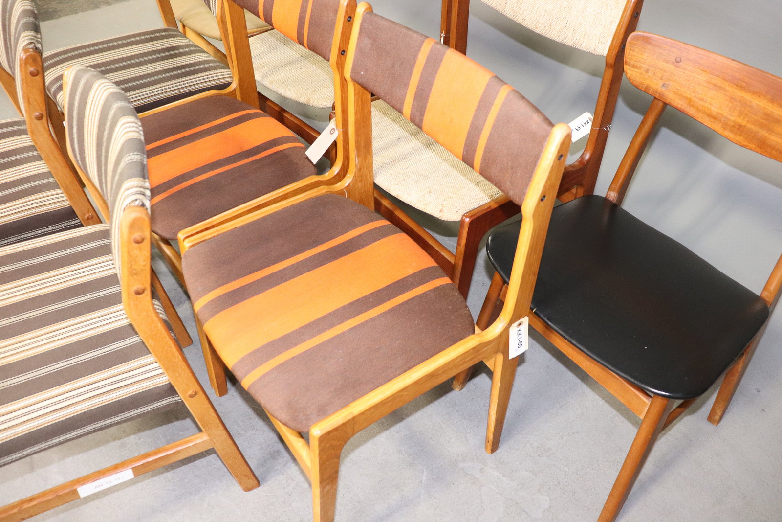 9 Assorted Upholstered Dining Chairs - 3