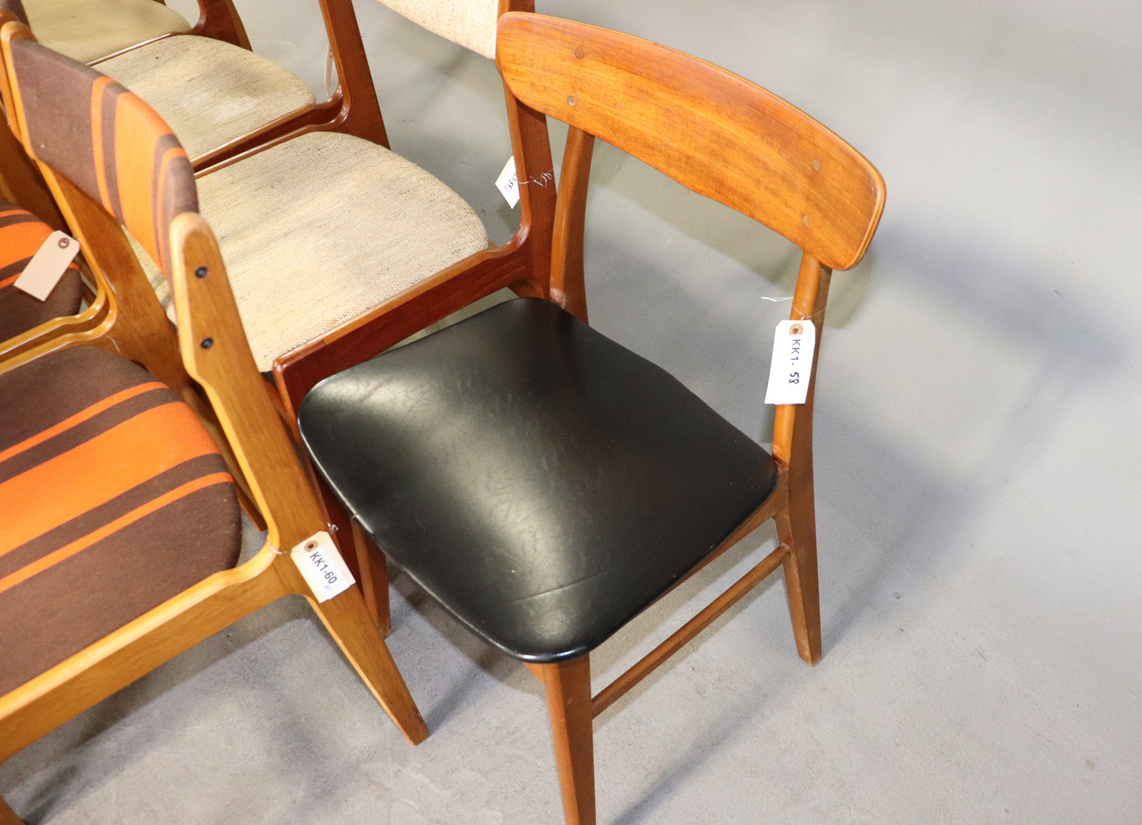 9 Assorted Upholstered Dining Chairs - 4