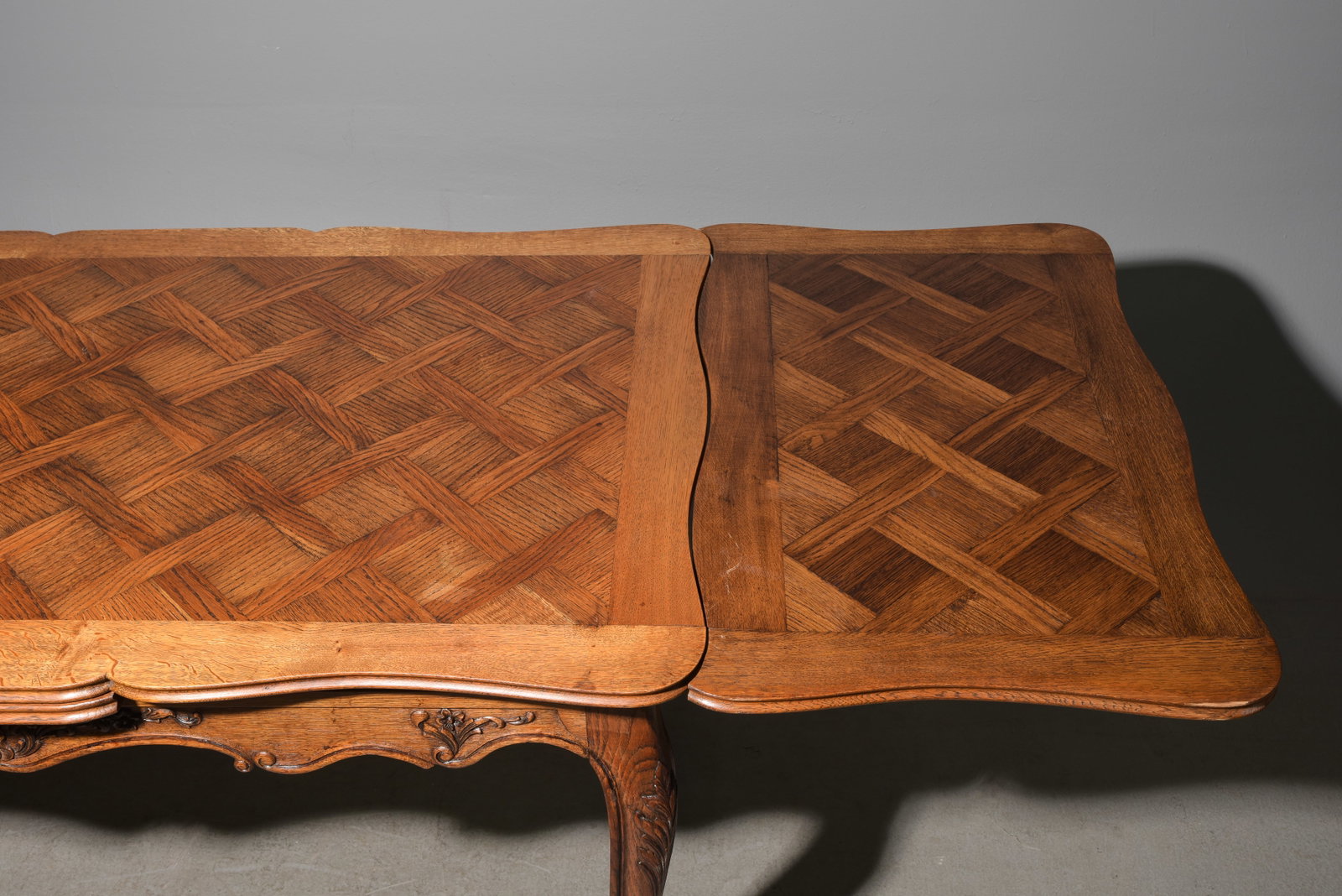 Louis XV Style Walnut Draw Leaf Table - 3