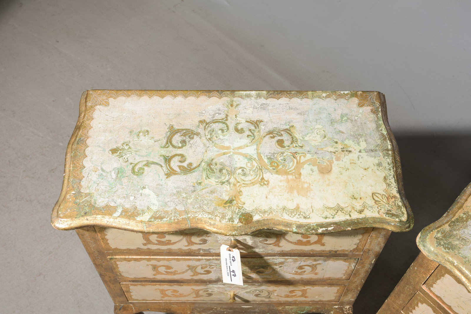 2 Florentine Three Drawer Chests / Bedsides - 2