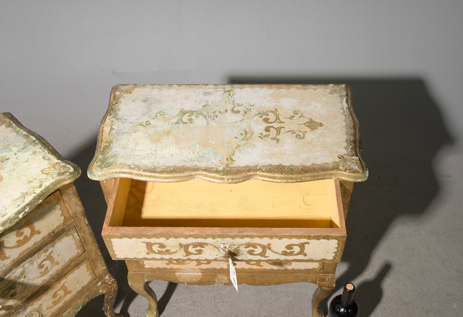 2 Florentine Three Drawer Chests / Bedsides - 3