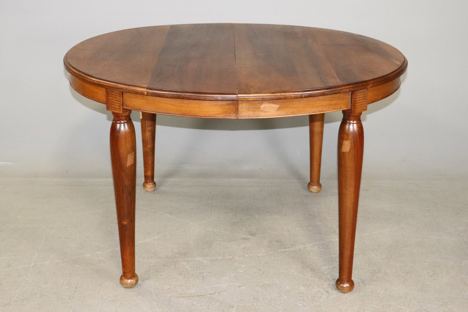 Louis XVI Style Walnut Oval Dining Table (1 of 6)