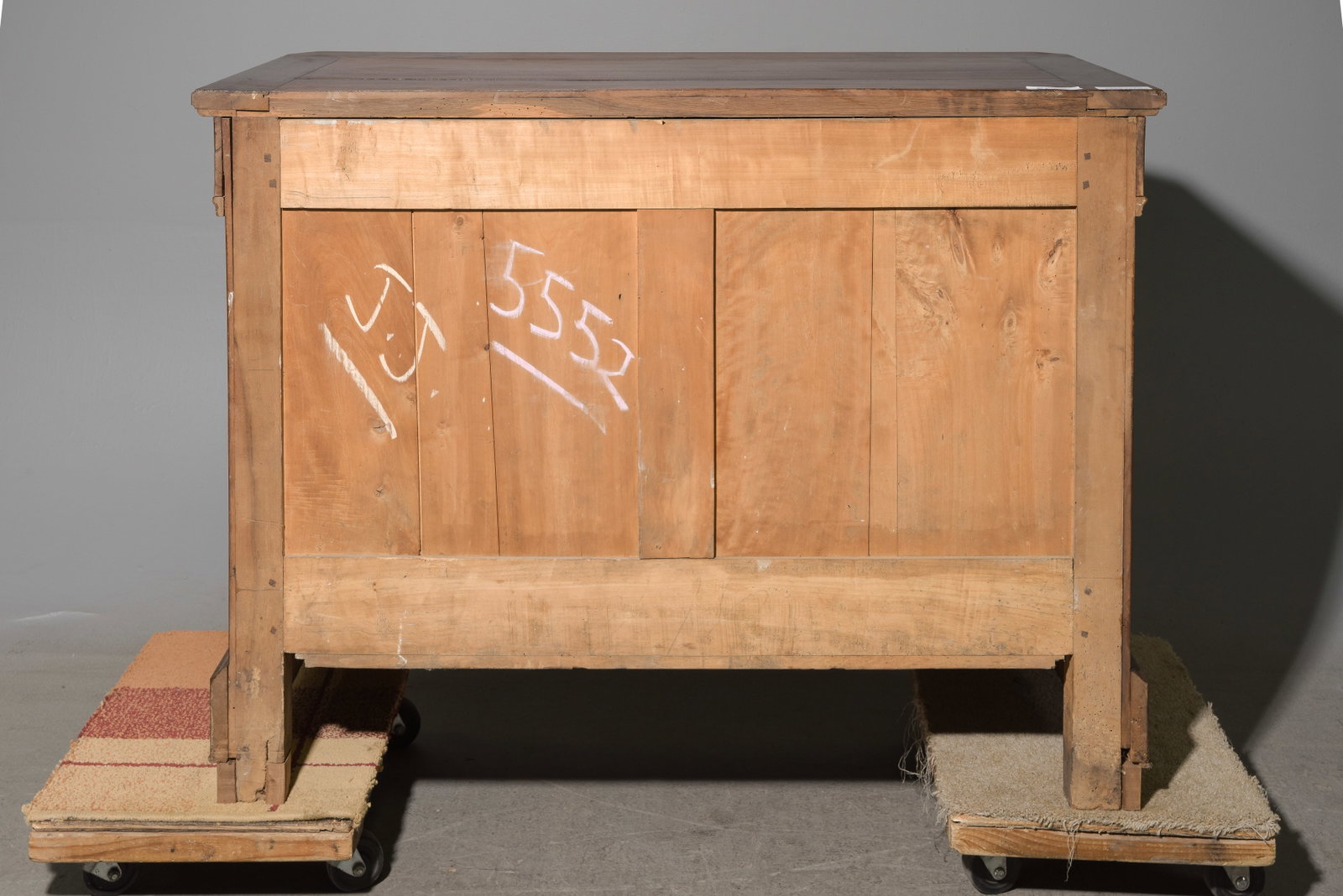 French Figured Walnut Four Drawer Chest - 5