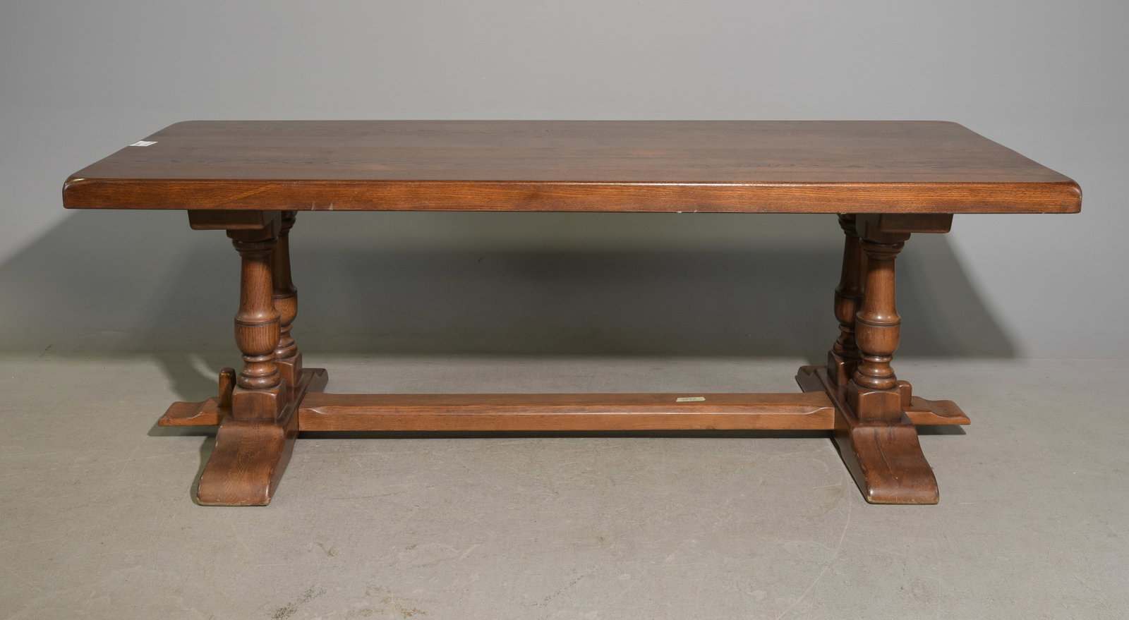 French Solid Oak Monastery Table (1 of 4)