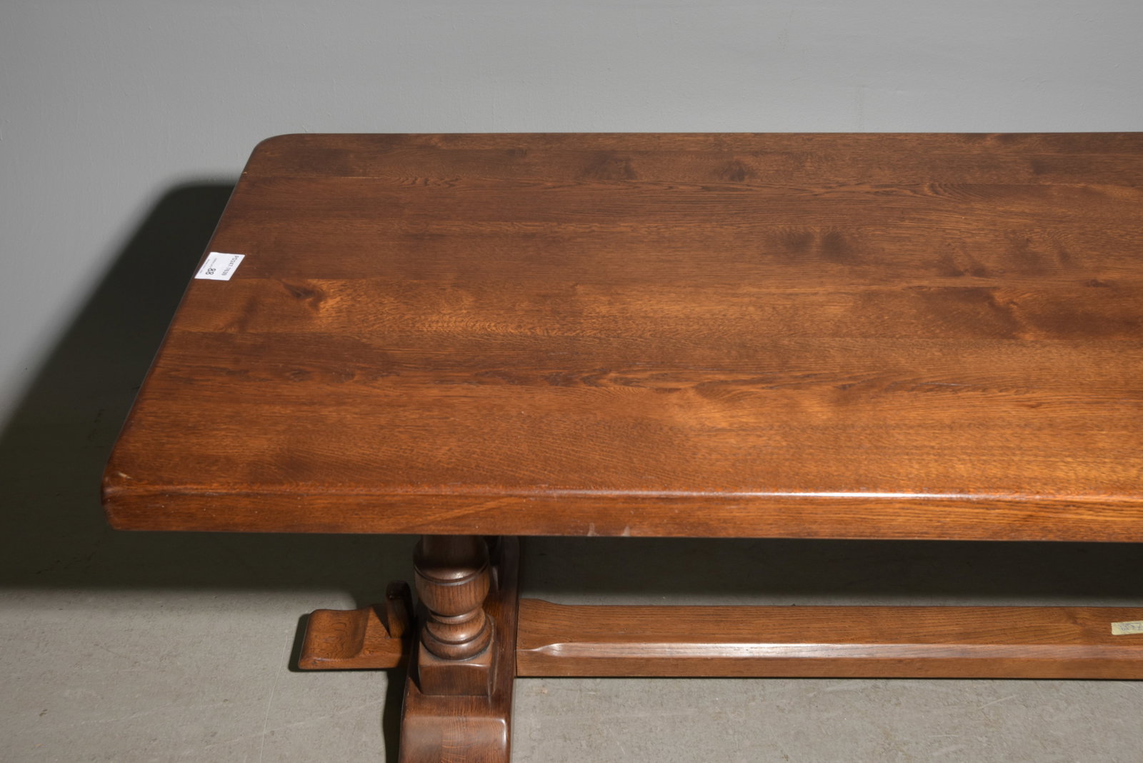 French Solid Oak Monastery Table - 2