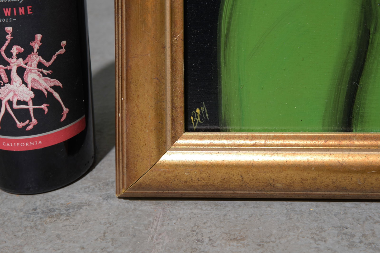 Gold Framed Dapper Otter Portrait - 2