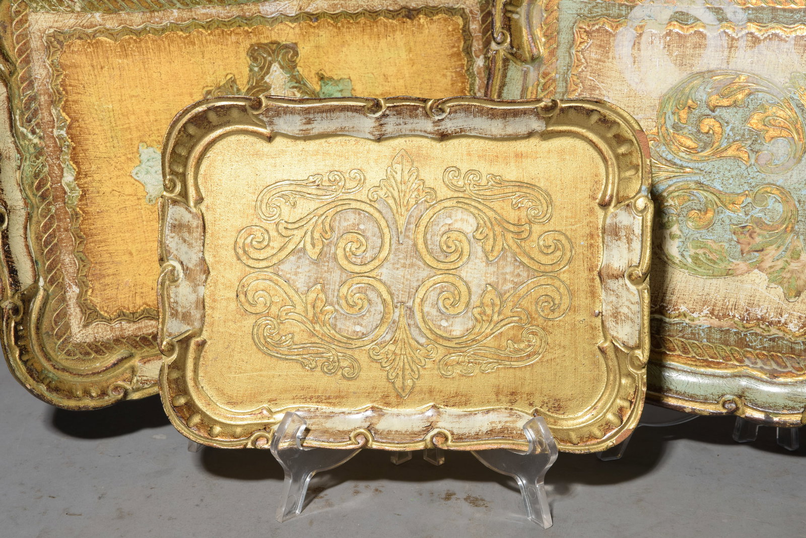 Three Assorted Florentine Trays - 2