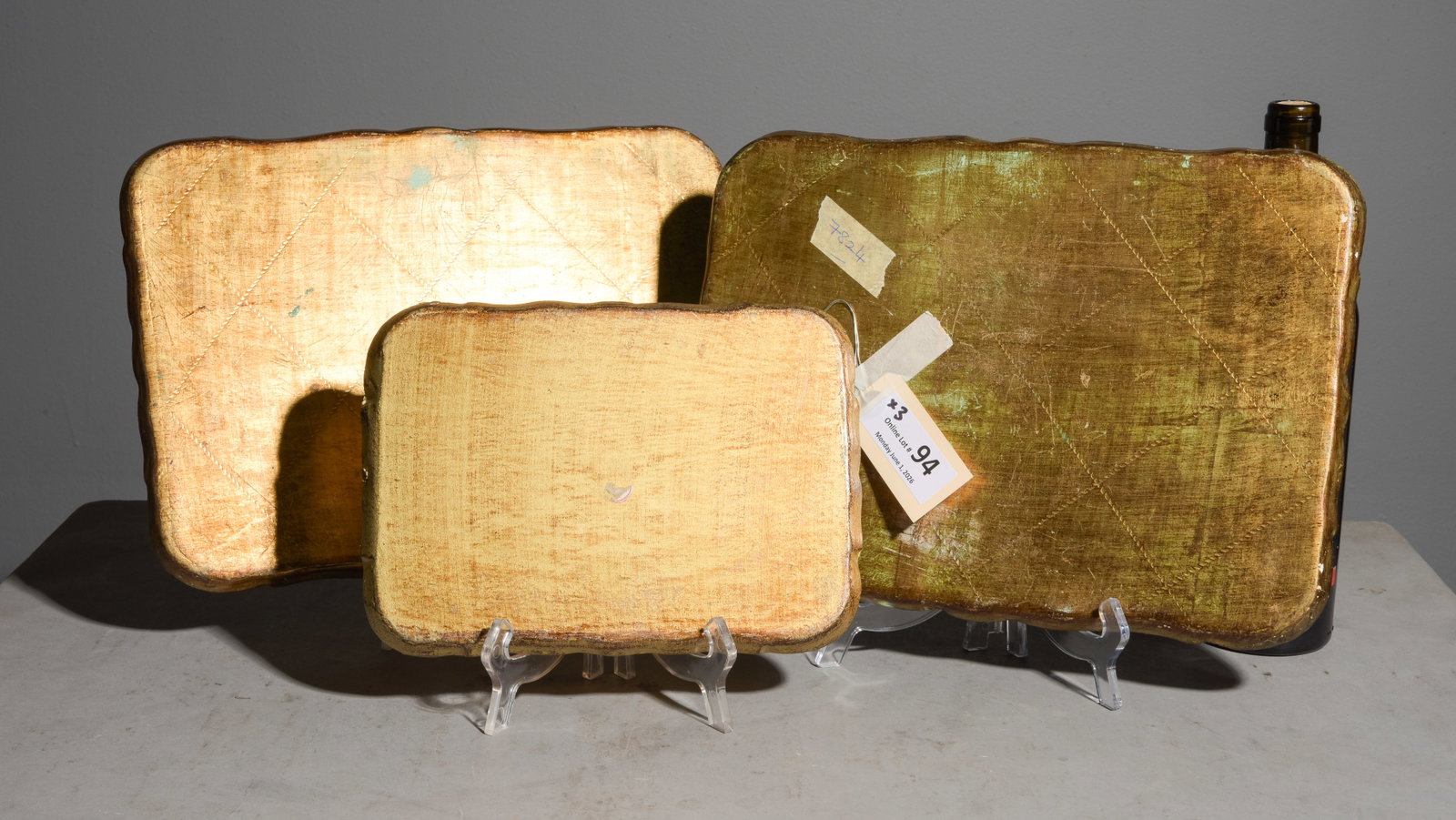 Three Assorted Florentine Trays - 5