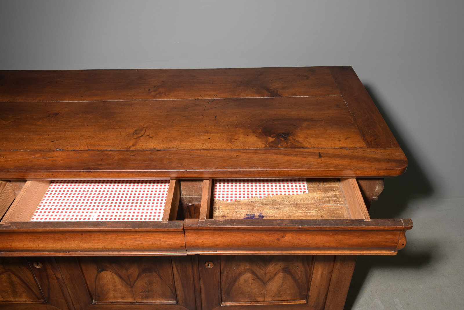 Louis Philippe Style Walnut Sideboard - 4