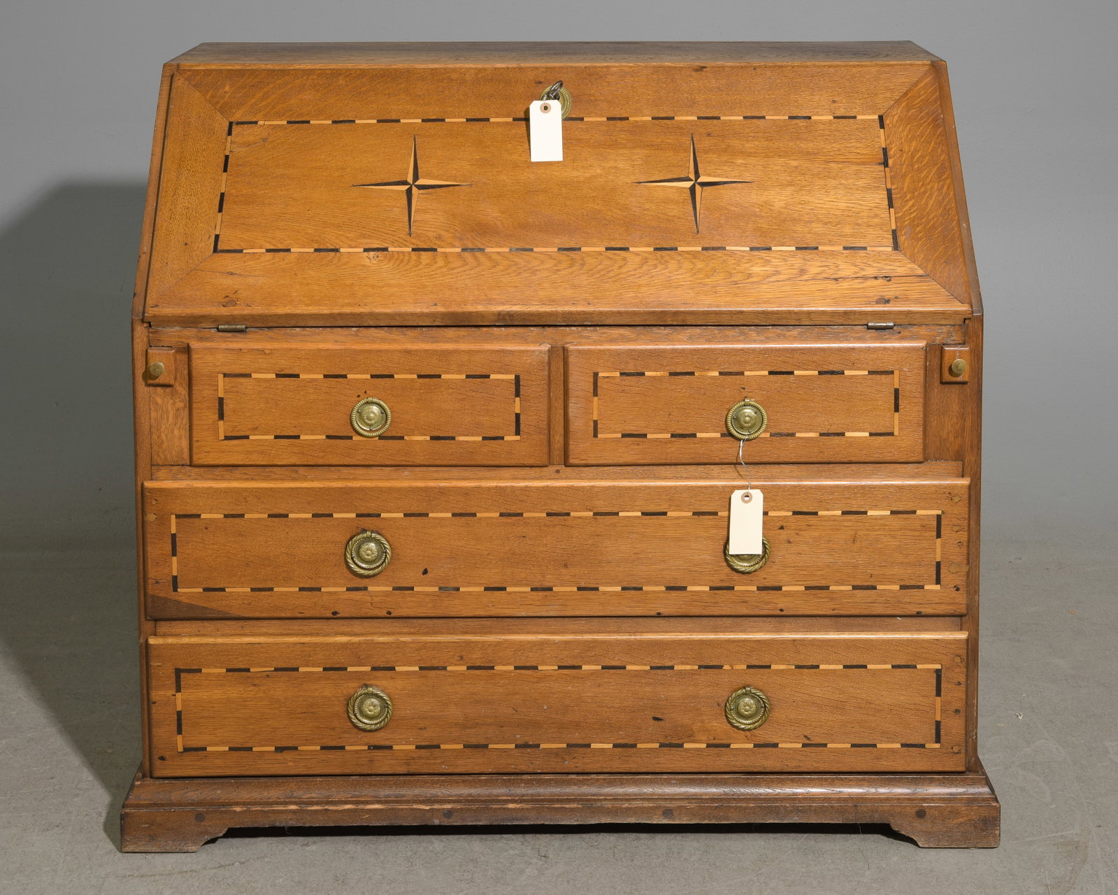 Swedish Inlaid Drop Front Desk / Secretary (1 of 5)
