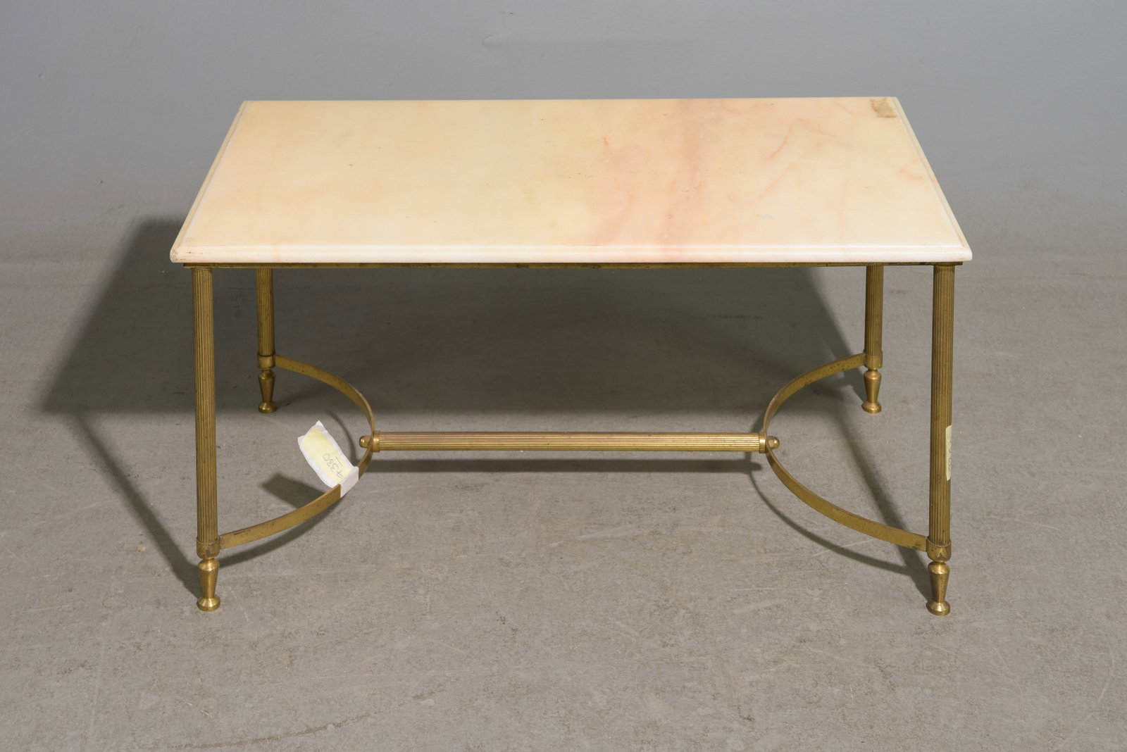 French Brass & Marble Coffee Table (1 of 2)