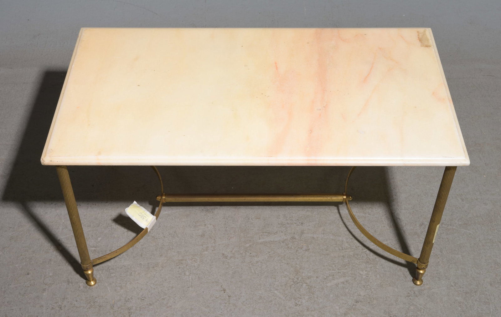 French Brass & Marble Coffee Table - 2