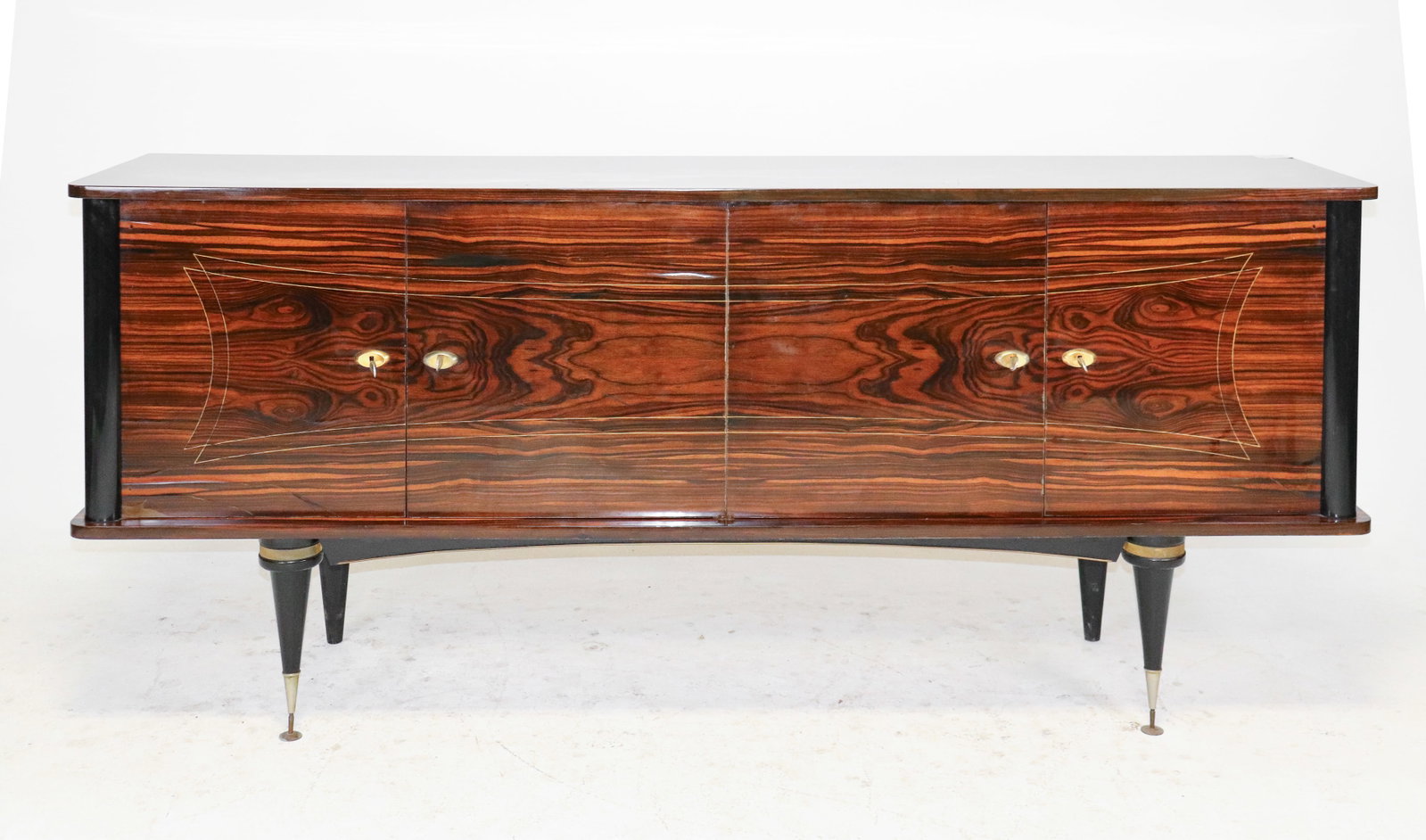 French Modern Four Door Sideboard / Enfilade #1 (1 of 8)