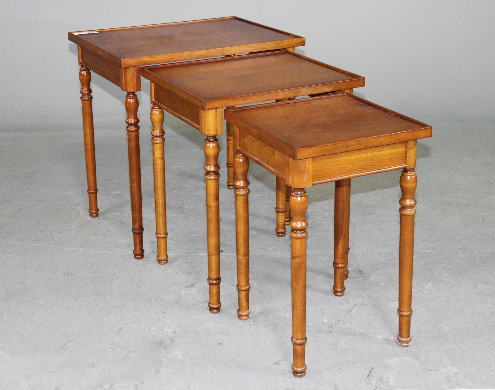 Louis Philippe Style Nest Of Three Tables (1 of 3)