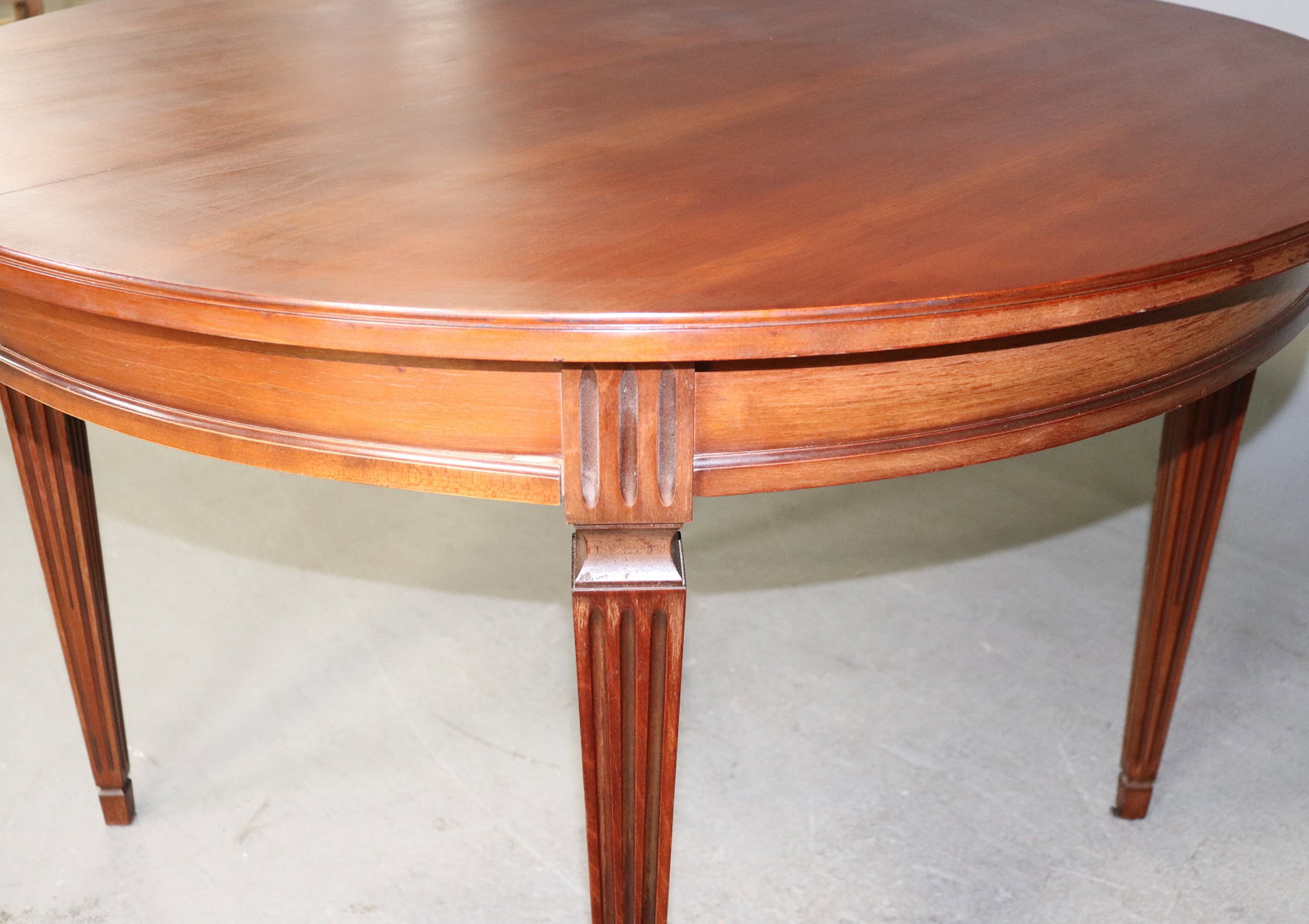 Louis XVI Style Round Dining Table - 3