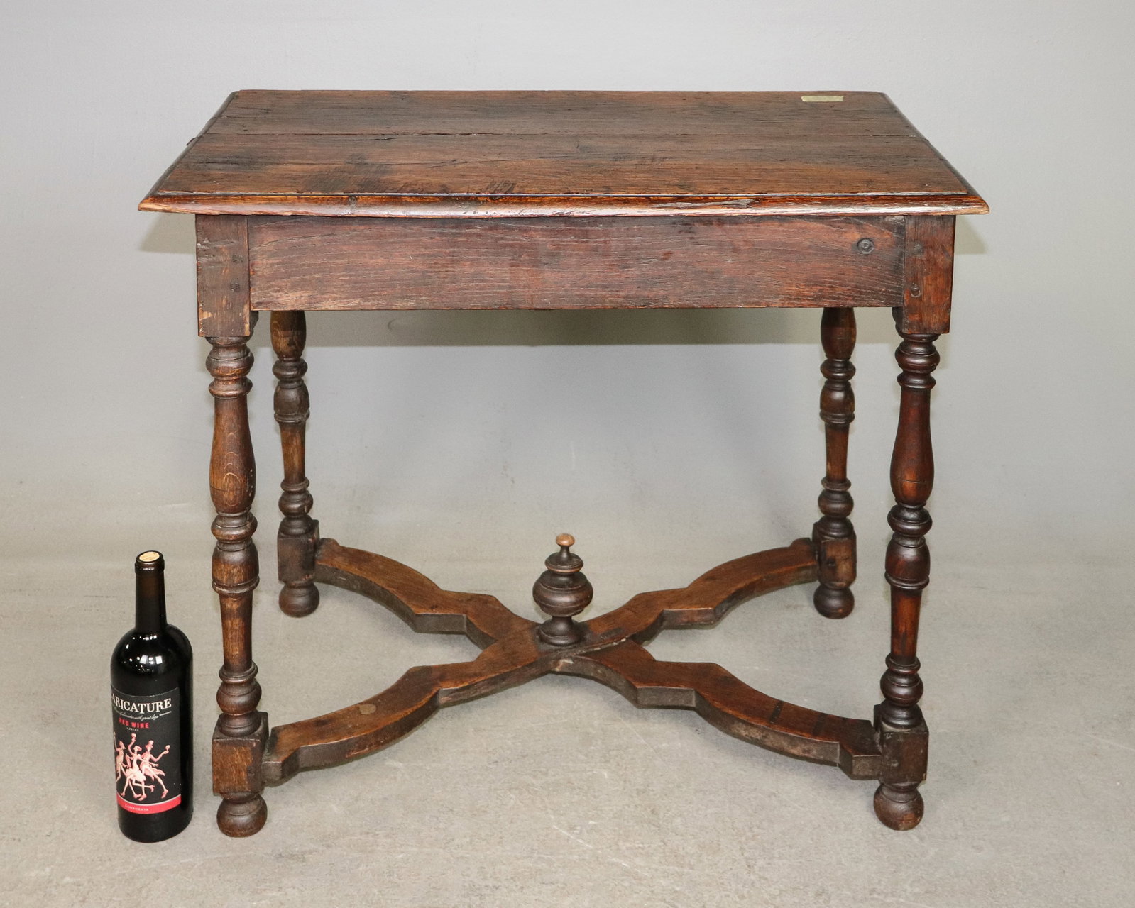 Louis XIII Style Single Drawer Side Table (1 of 5)