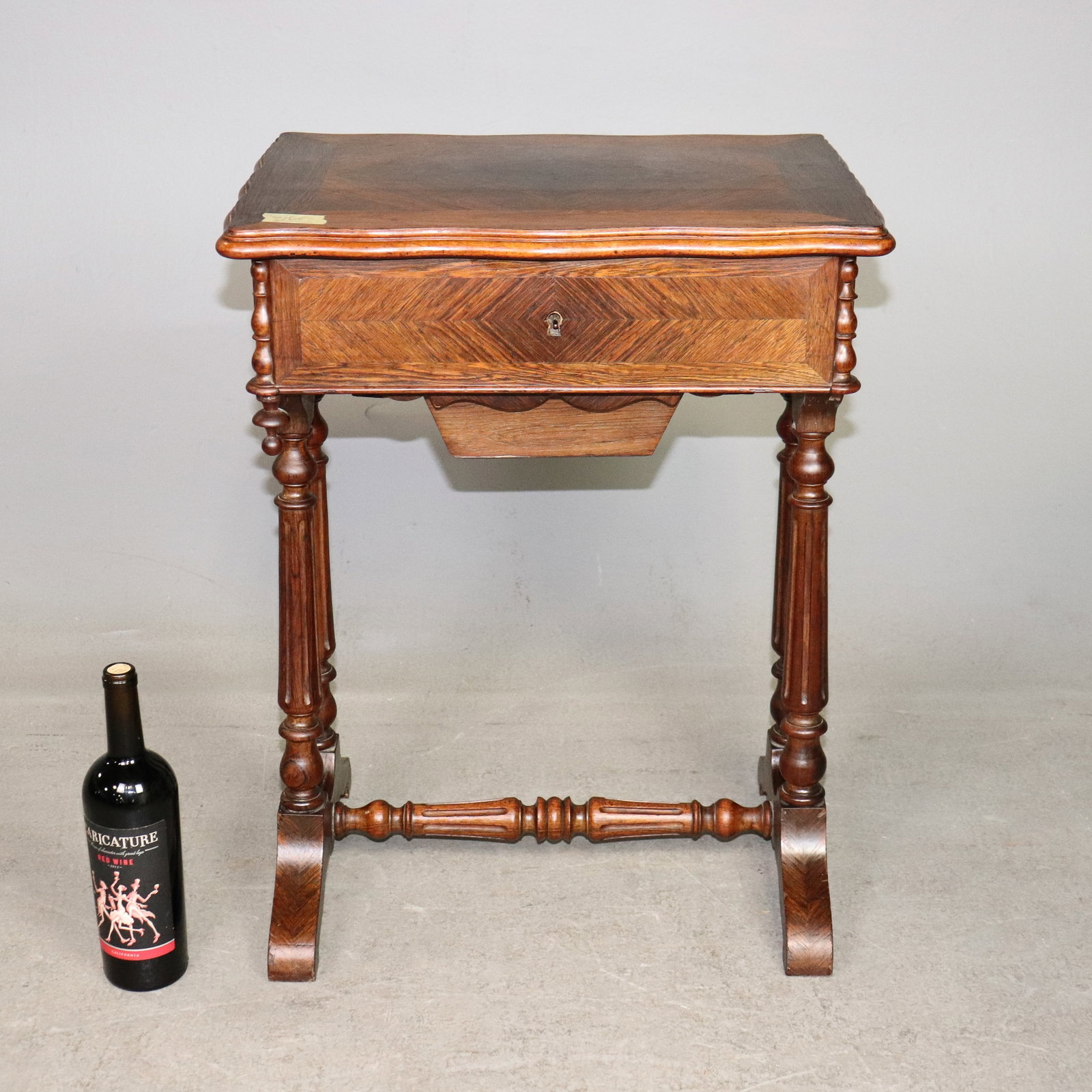 Louis Philippe Style Walnut Sewing Table (1 of 5)