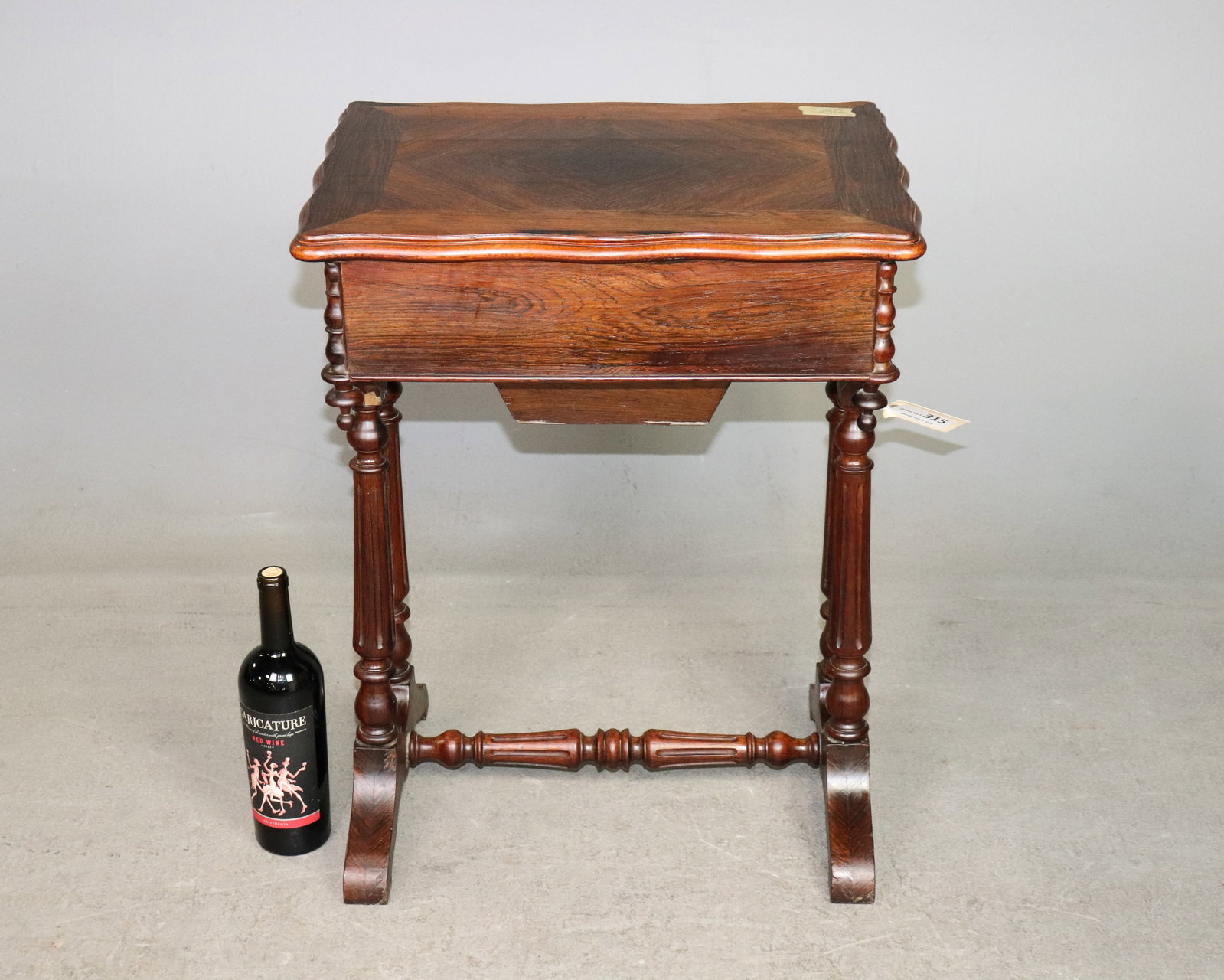 Louis Philippe Style Walnut Sewing Table - 5