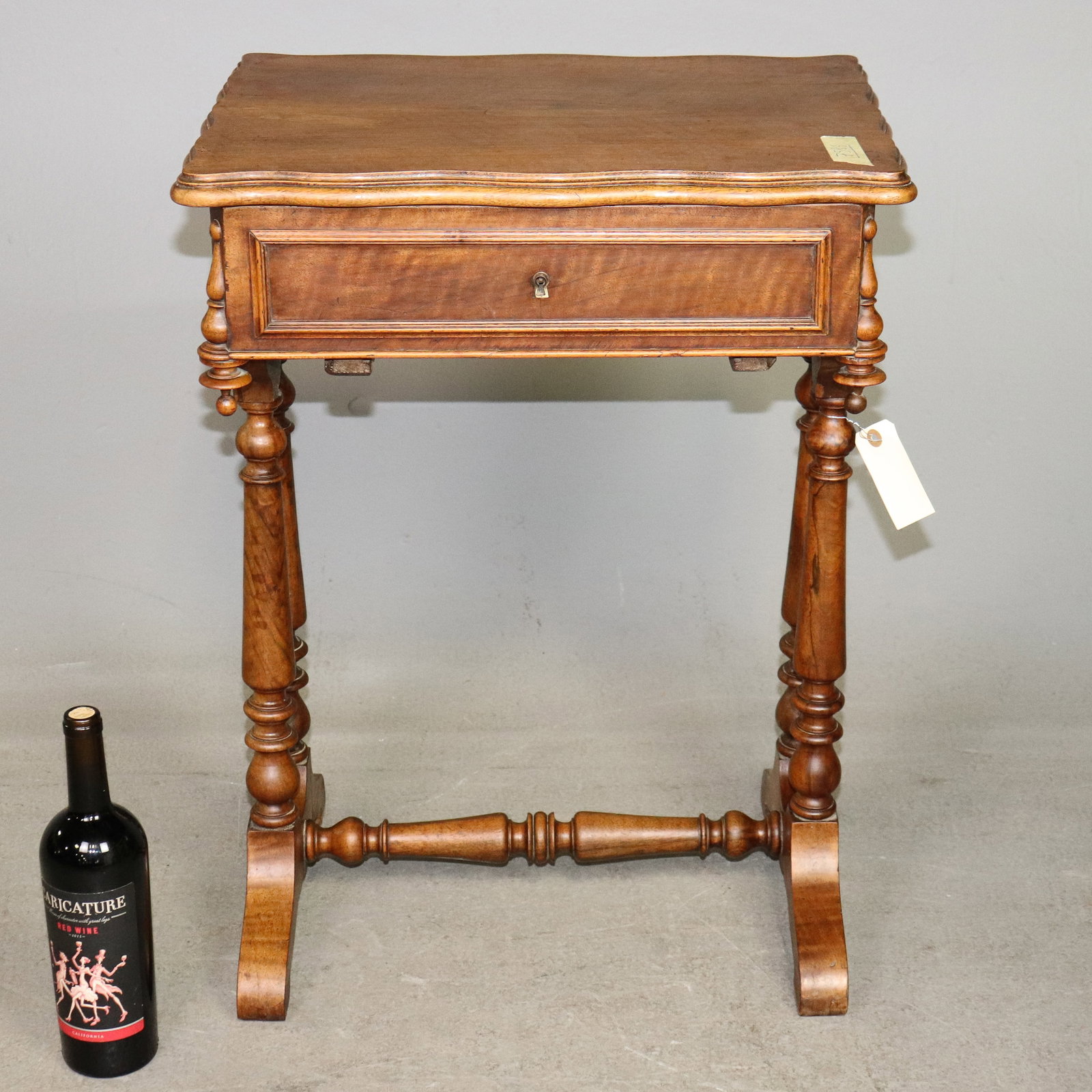 Louis Philippe Style Walnut Sewing Table (1 of 4)