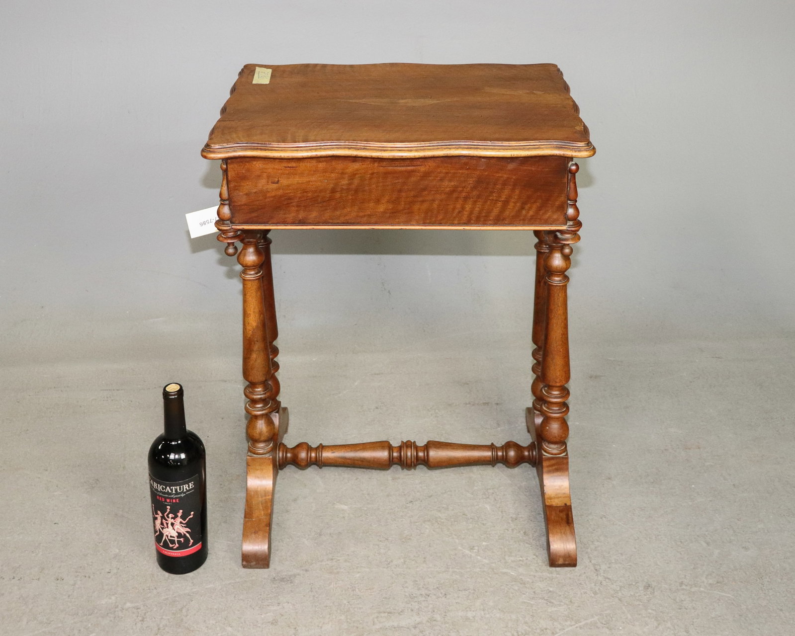 Louis Philippe Style Walnut Sewing Table - 4