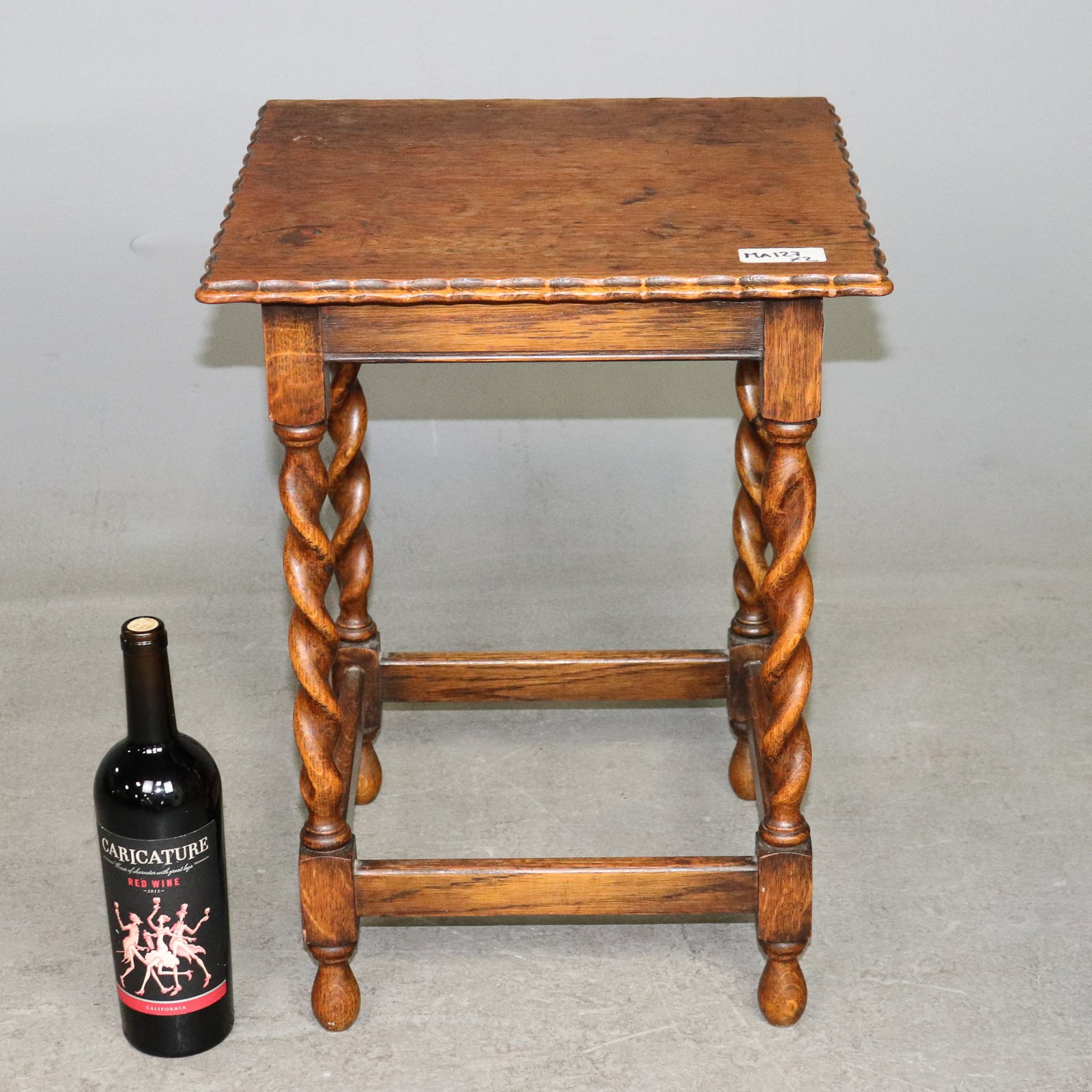 British Oak Barley Twist Occasional Table (1 of 3)