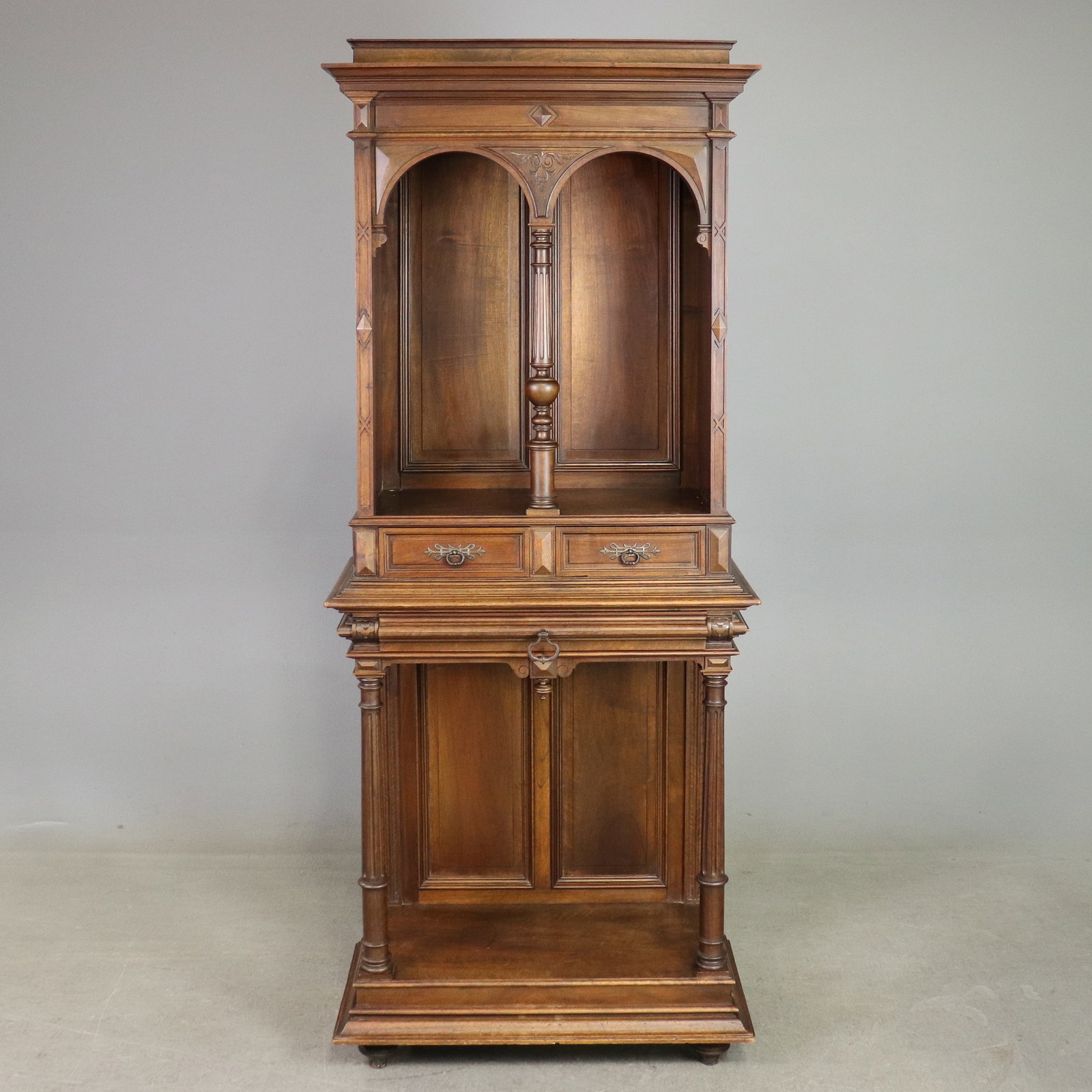French Renaissance Style Cabinet: French Renaissance Style Cabinet - 72.25 in tall x 29.25 x 15