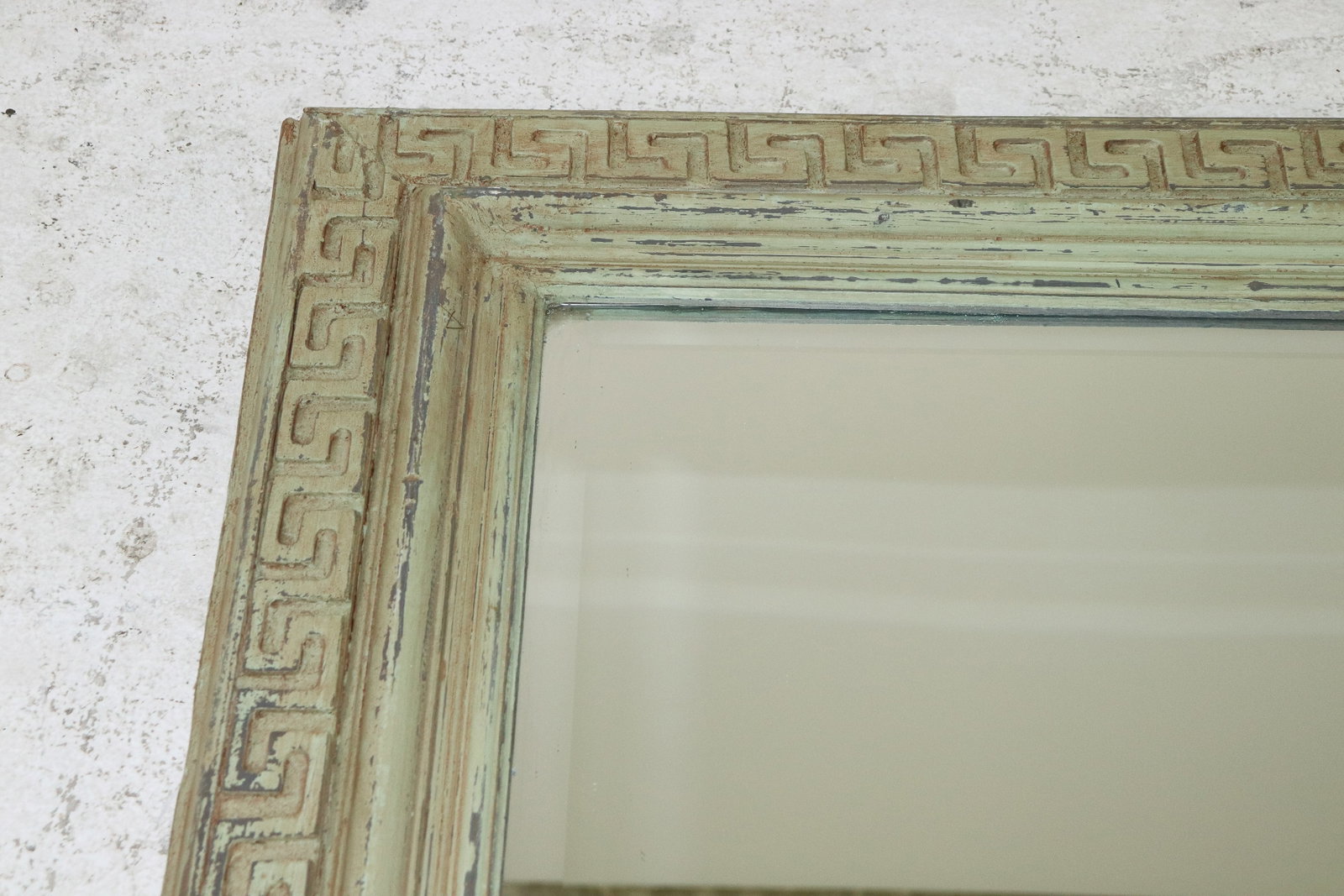 Large Painted Framed Beveled Mirror #1 - 3