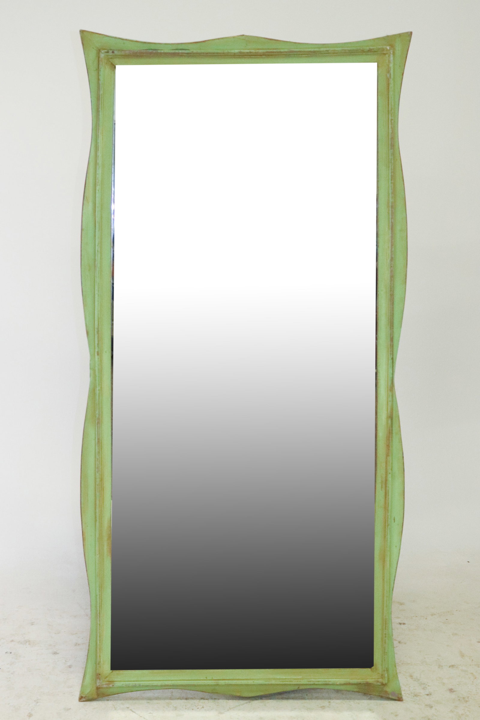Large Painted Framed Beveled Mirror #3 (1 of 4)