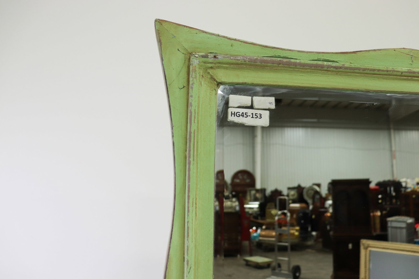 Large Painted Framed Beveled Mirror #3 - 2