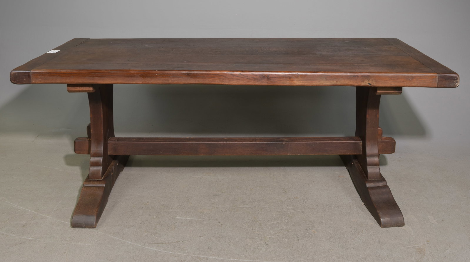 French Solid Oak Monastery Table (1 of 3)