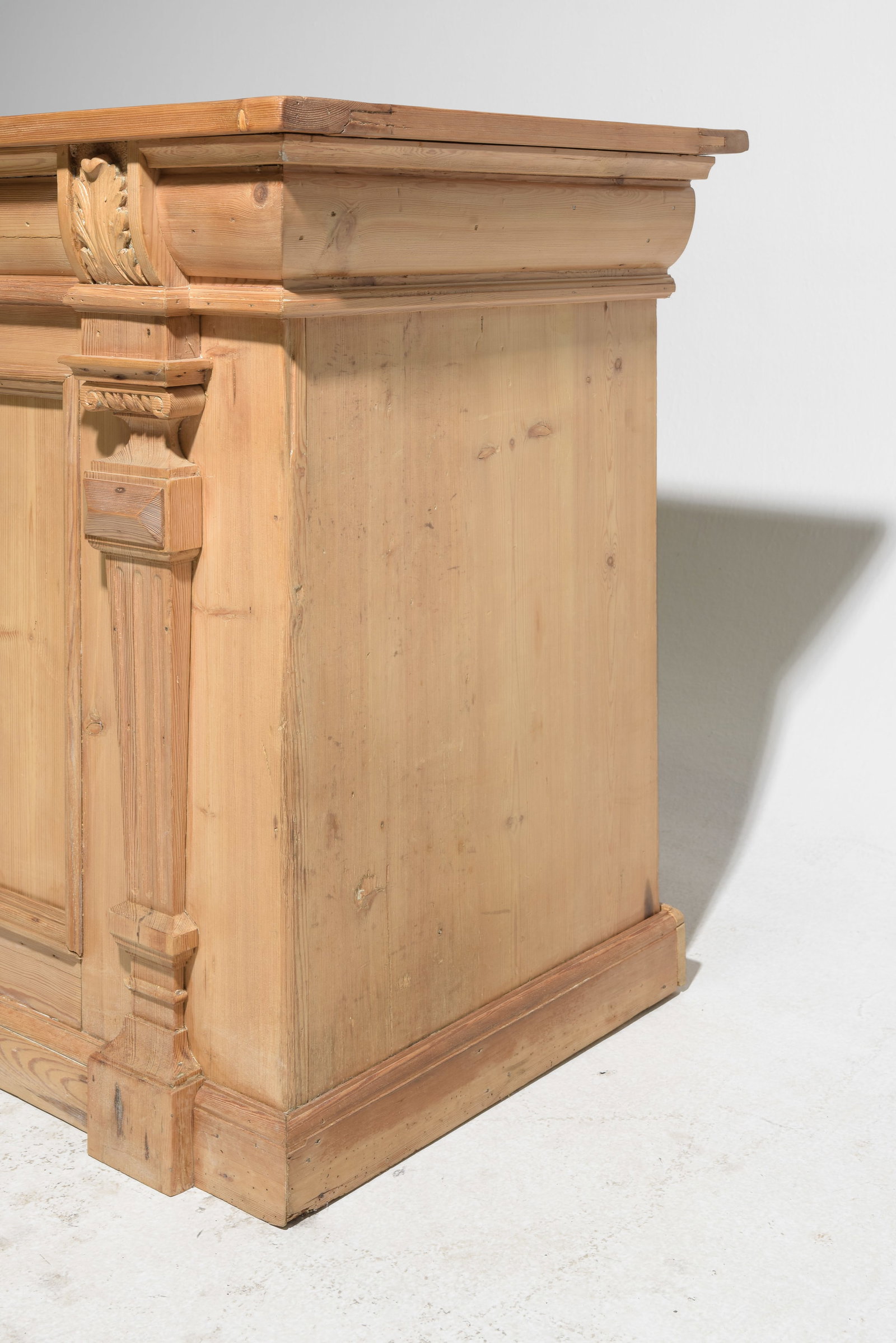 Danish Pine Low Store Counter / Sideboard - 4
