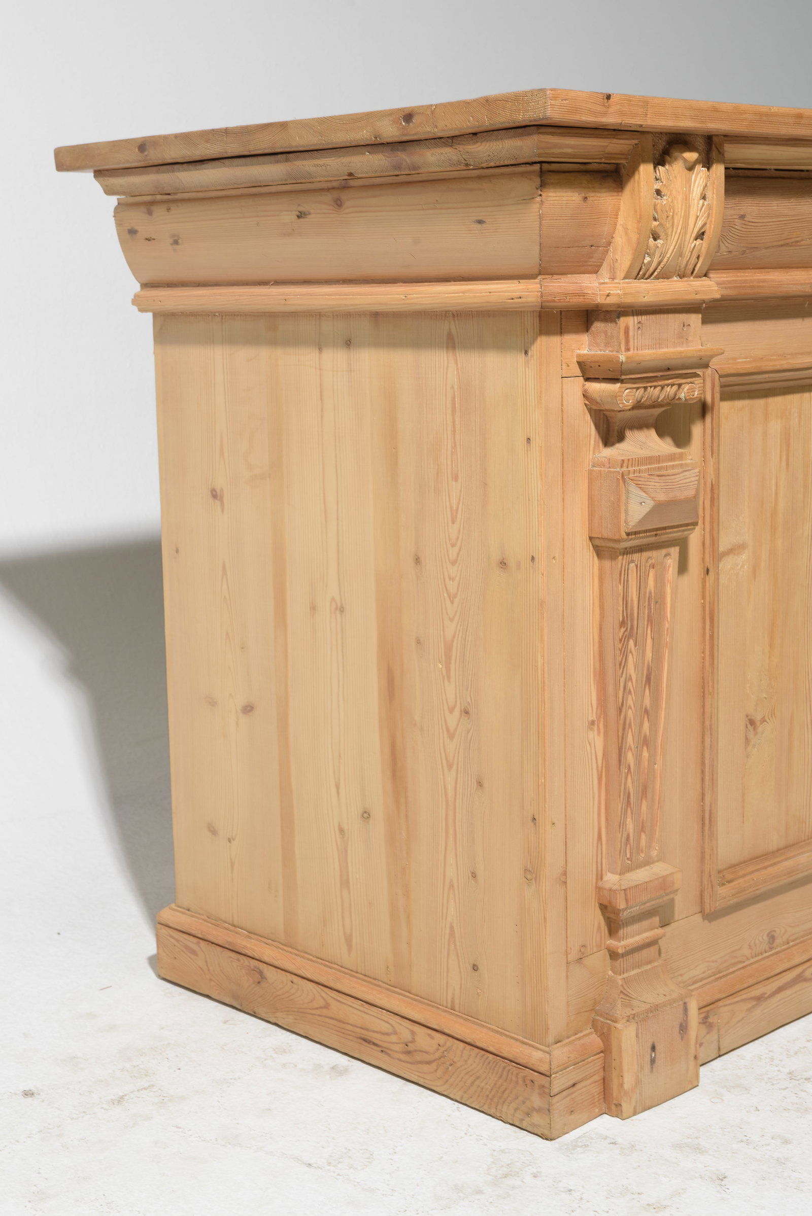 Danish Pine Low Store Counter / Sideboard - 5