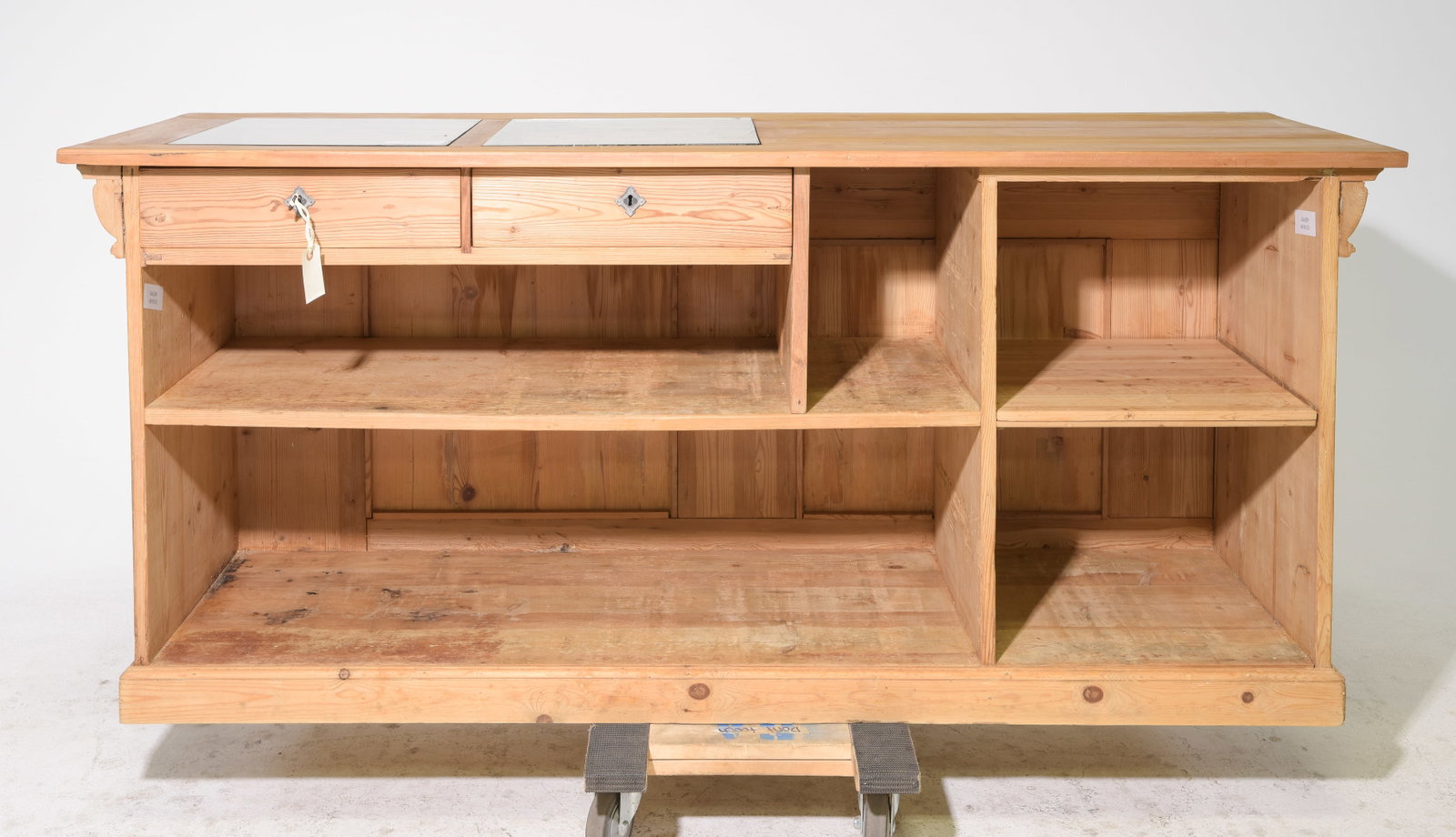 Danish Pine Low Store Counter / Sideboard - 6