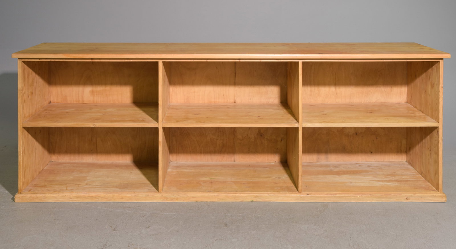 Danish Pine Low Counter / Large Cubby Sideboard (1 of 5)