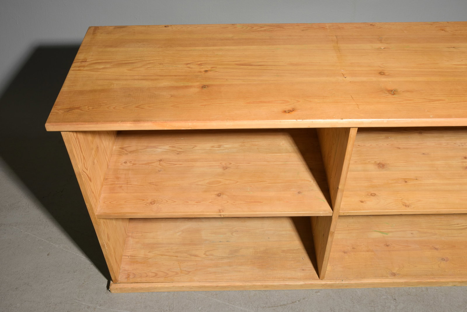 Danish Pine Low Counter / Large Cubby Sideboard - 2