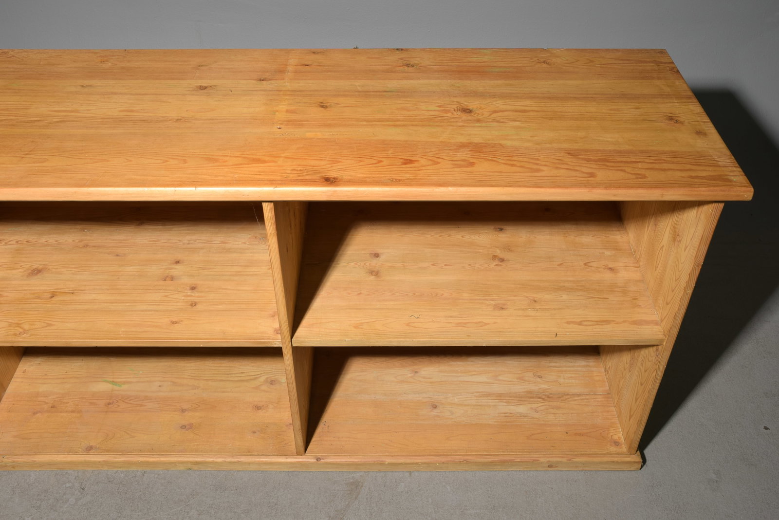 Danish Pine Low Counter / Large Cubby Sideboard - 3