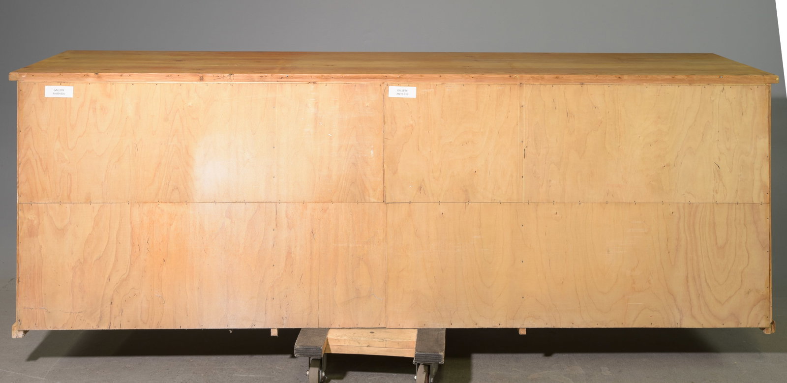 Danish Pine Low Counter / Large Cubby Sideboard - 5