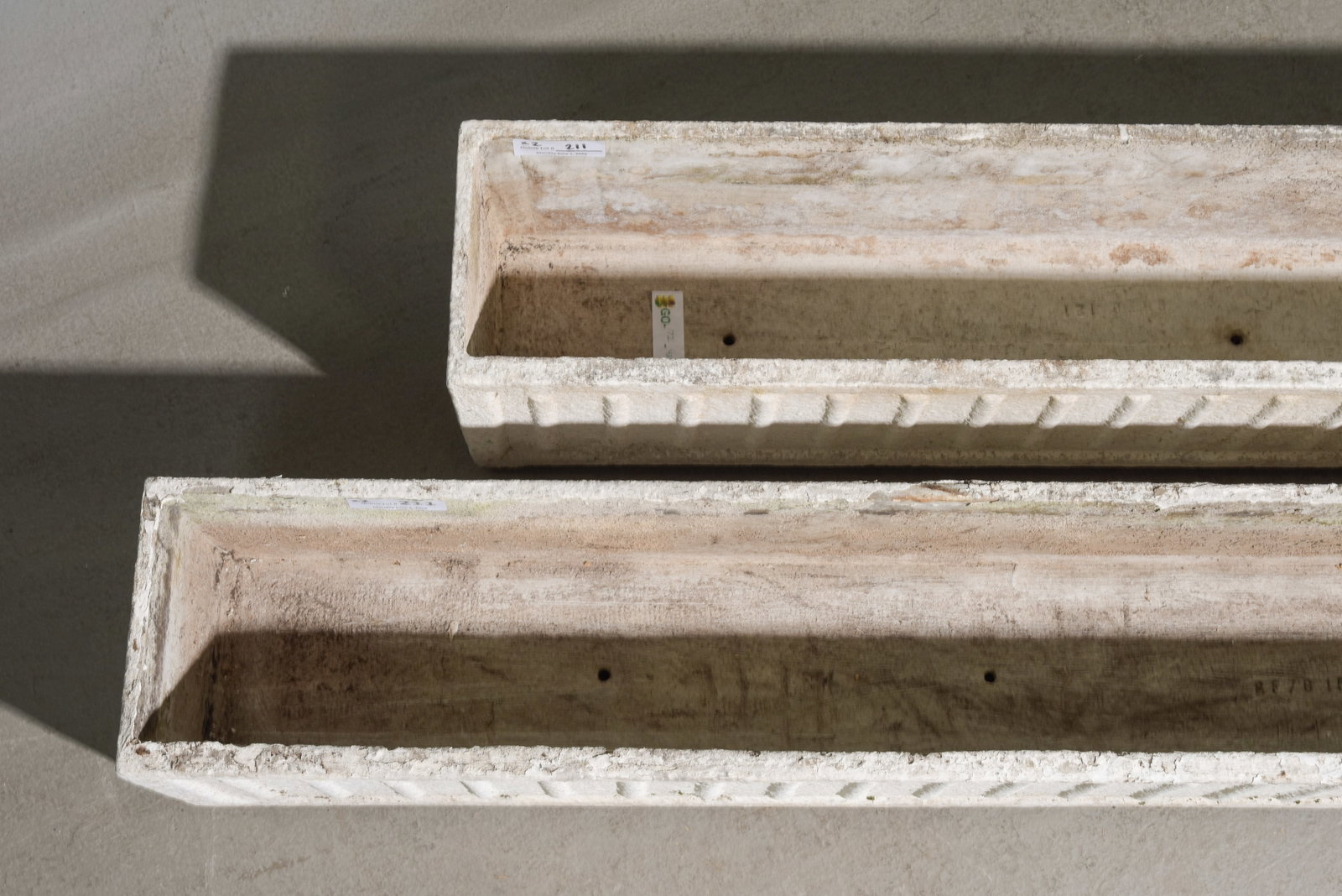 Willy Guhl (1915-2004) - 2 Rectangular Planters #2 - 2