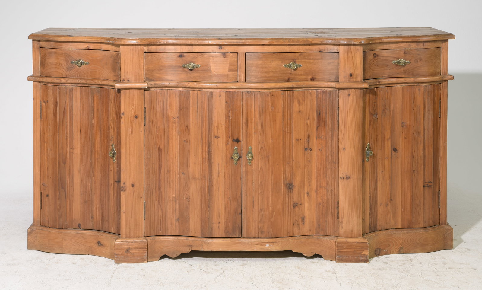 Rustic Farmhouse Style 4 Doors Sideboard (1 of 7)