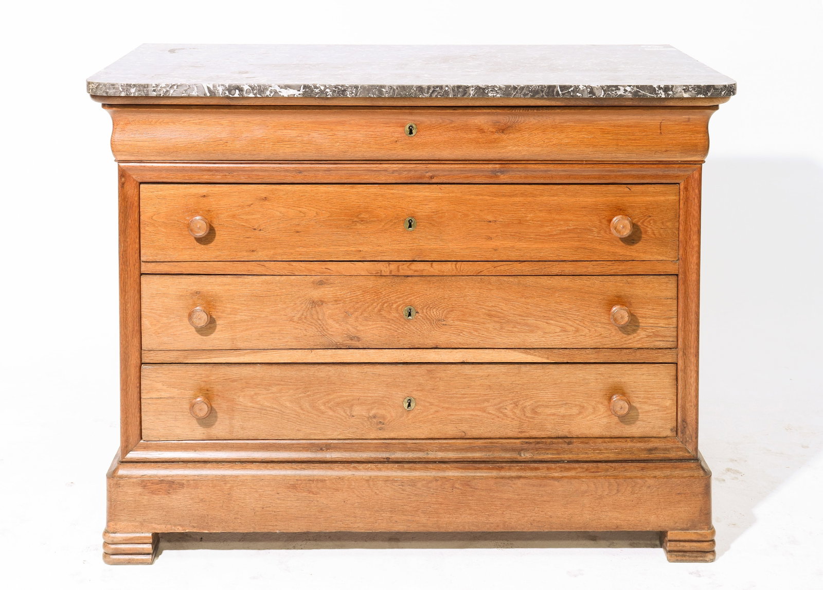 Louis Philippe Style Marble Top Chest (1 of 5)