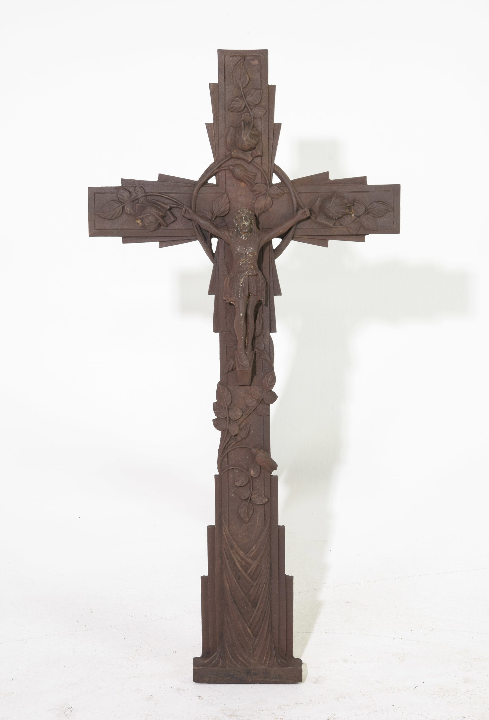 French Religious Iron Crucifix #1 (1 of 3)