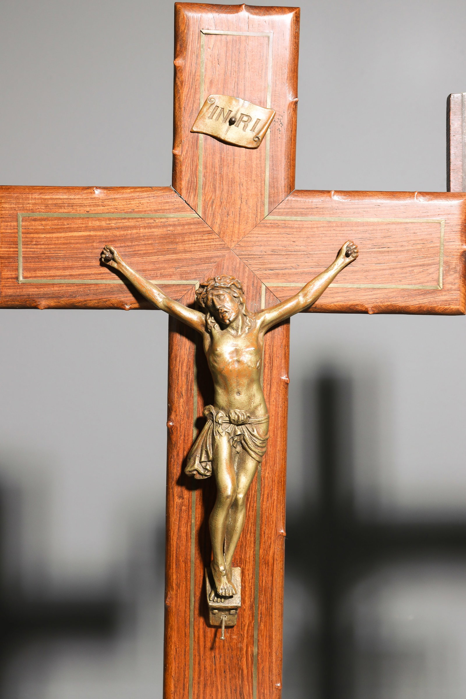 Two Beech Wood Crucifixes - 2