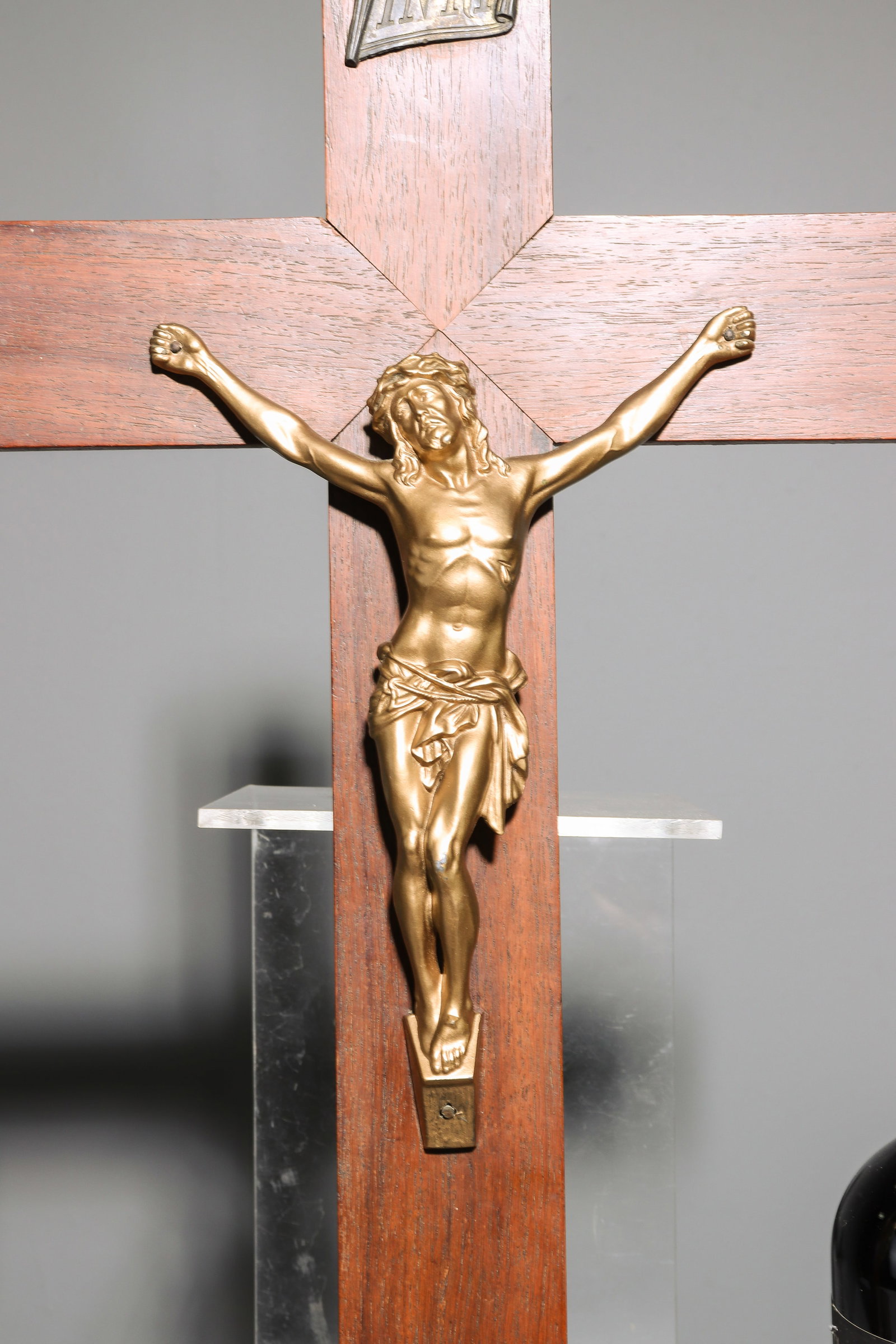 Two Beech Wood Crucifixes - 3