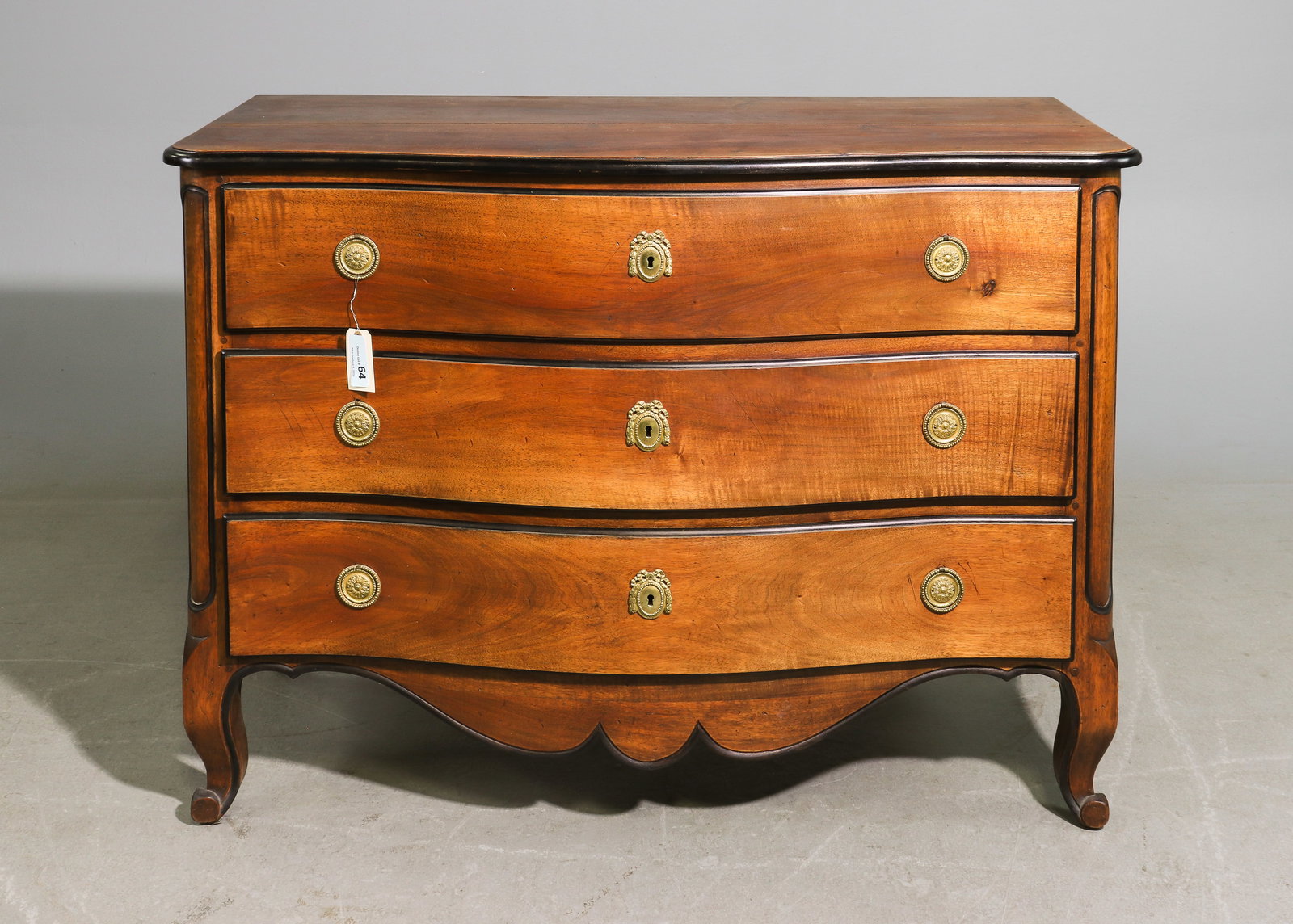Louis XV Style Large Three Drawer Chest (1 of 6)