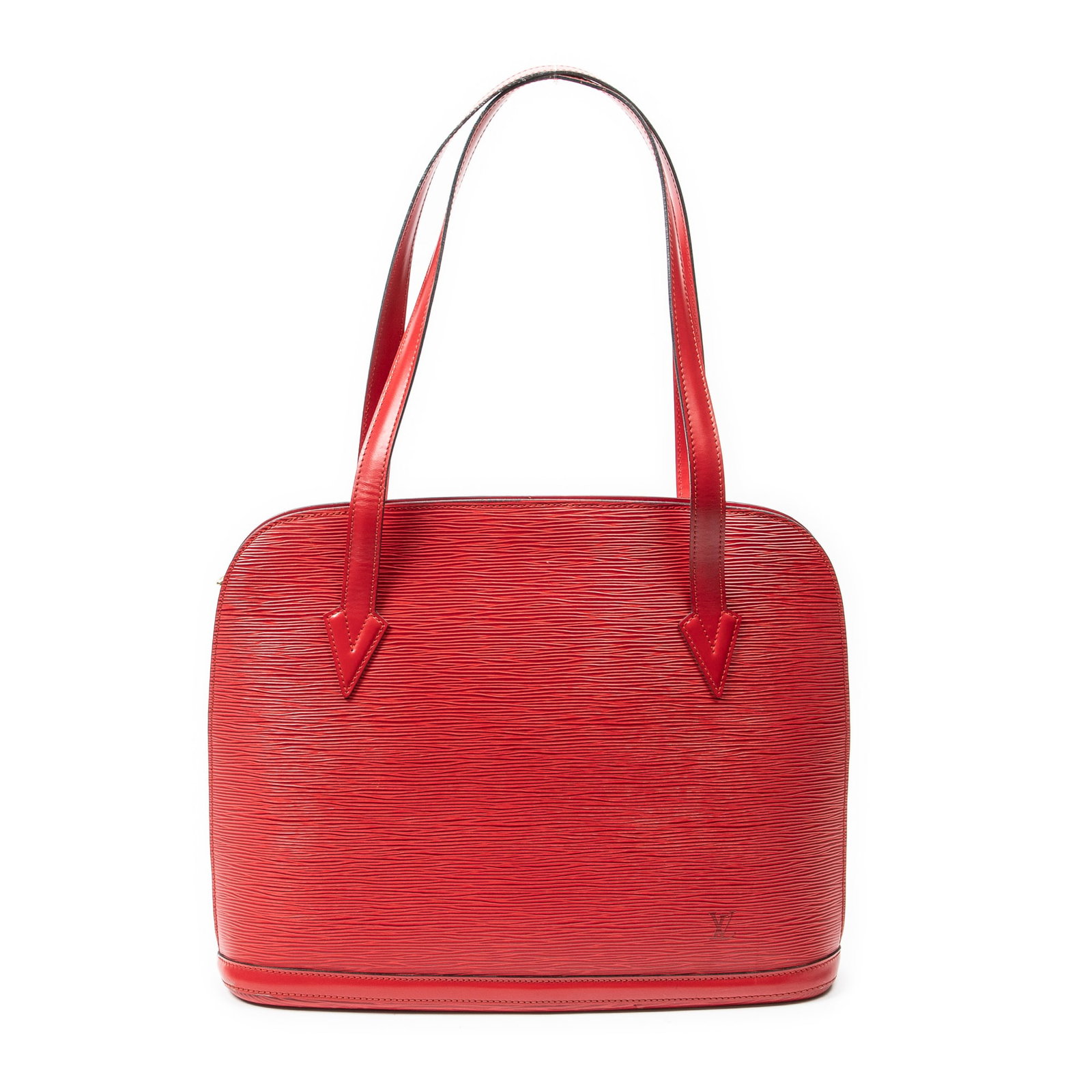 Louis Vuitton Lussac in Red Epi (1 of 10)