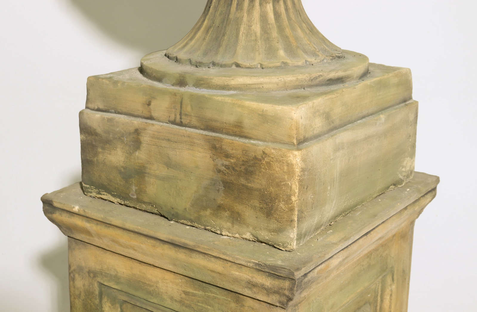 Neo-Classical Style Pair of Monumental Urns on Plinths - 4